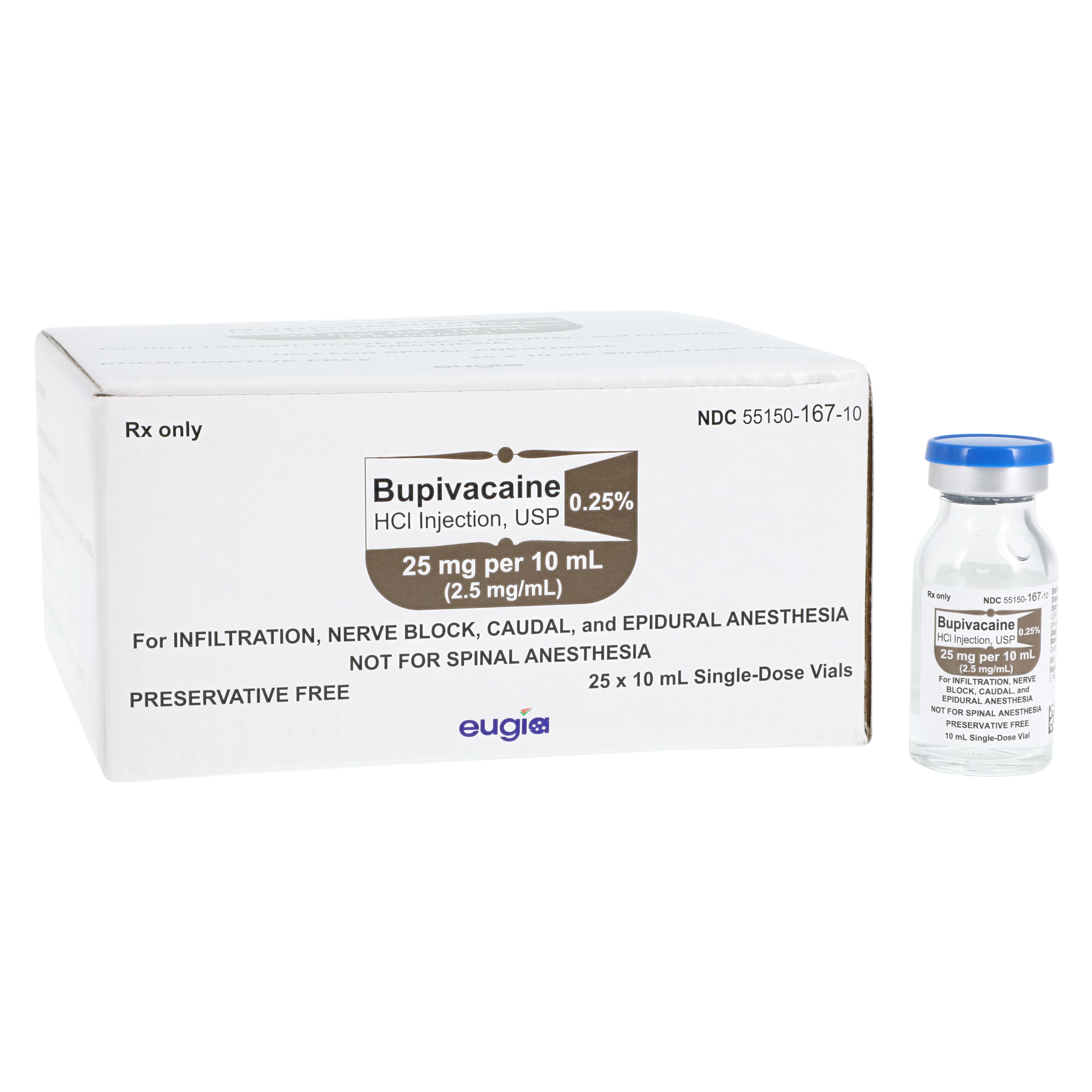 Bupivacaine HCl Injection 0.25% Preservative Free SDV 10mL (25/Package) thumbnail 3