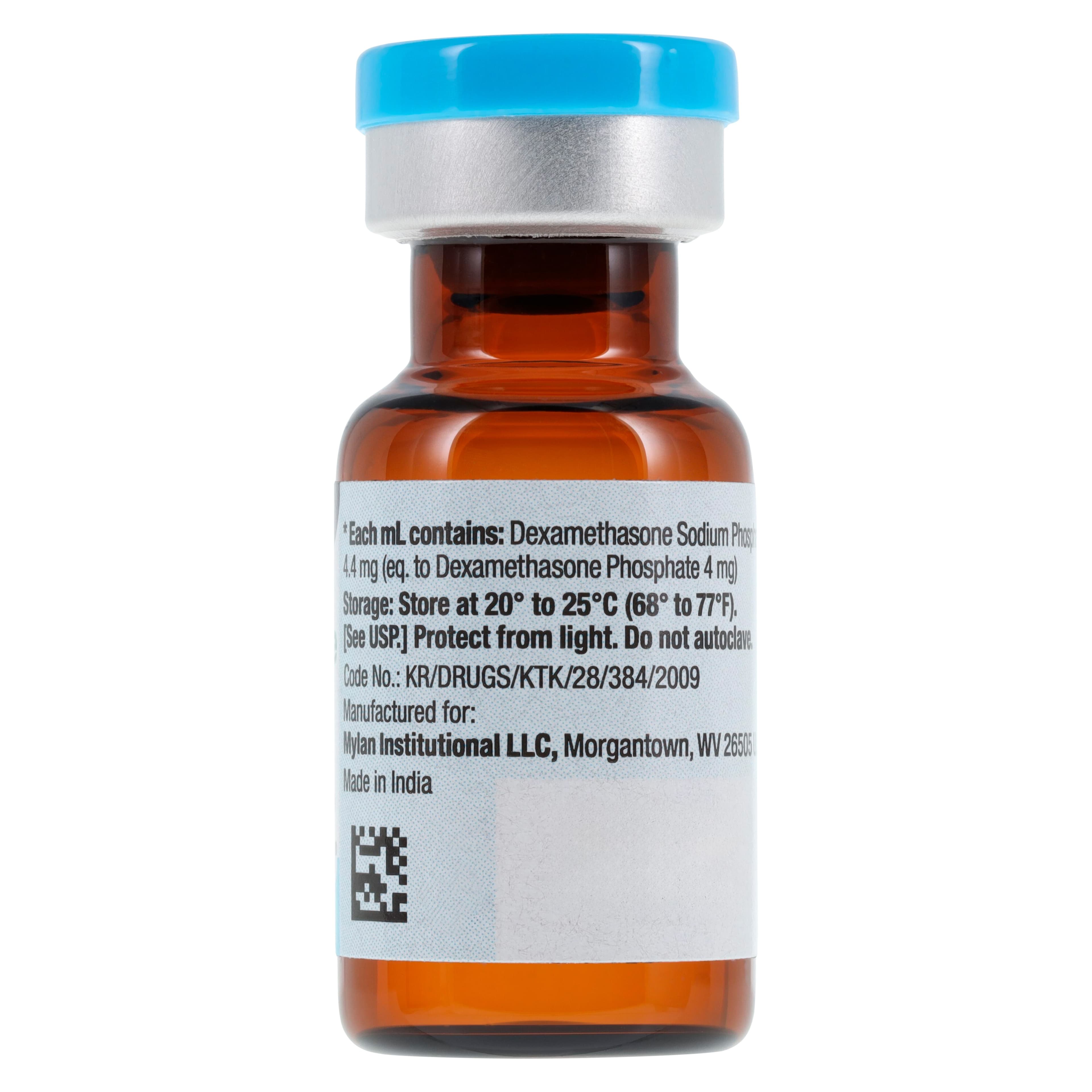 Dexamethasone Sodium Phosphate Injection, 4 mg/mL, Single-Dose Vial, 1 mL, 25/Package thumbnail 3