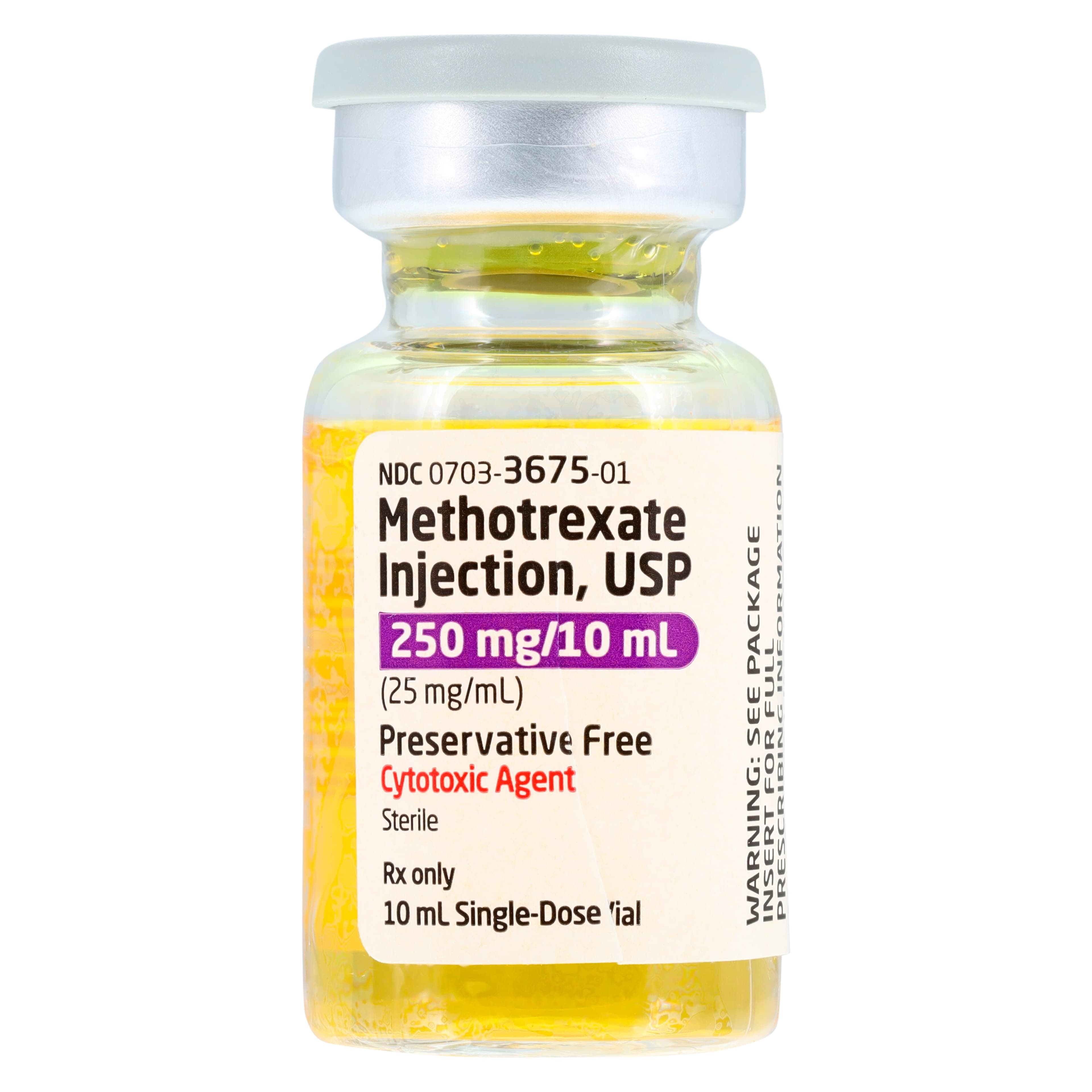 Methotrexate Sodium Injection, Preservative Free, 25mg/mL, 10mL SDV thumbnail 2
