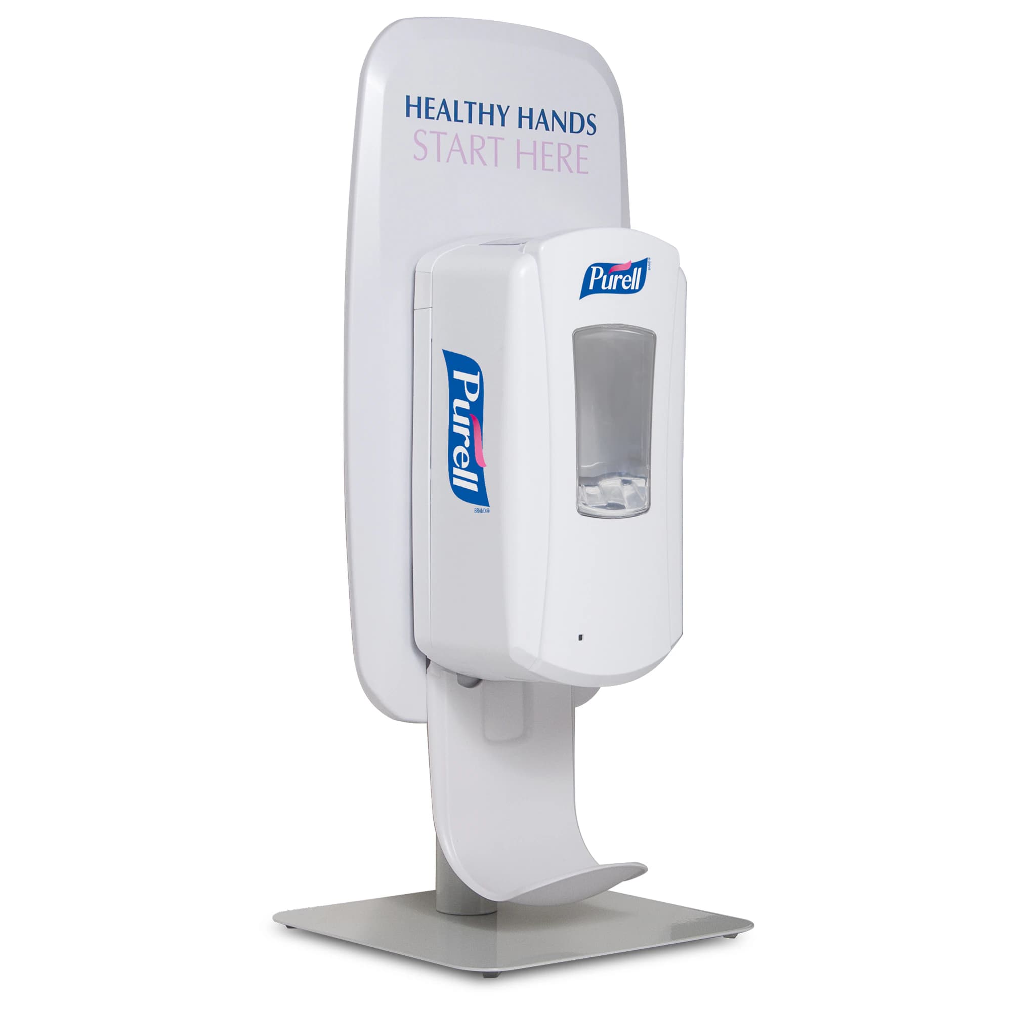 PURELL Tabletop Touch-Free Dispenser Stand, ABS Plastic, for LTX & TFX Hand Sanitizer Dispensers, 1/Case - Stand Dispenser Table Top Prll - Image 1