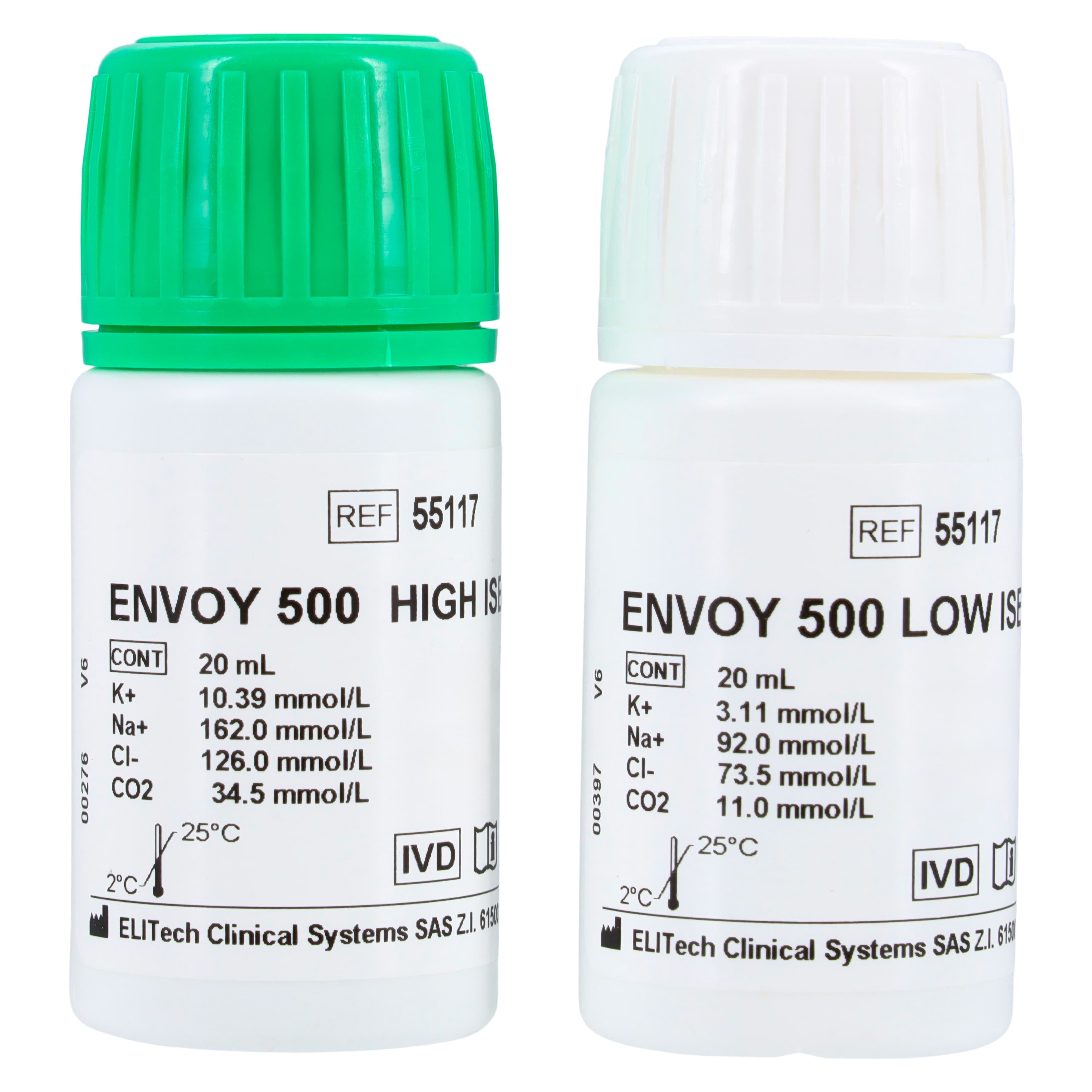 ISE Calibrator Kit for Envoy 500 Chemistry Analyzer, 2x6x20mL, 1/Box thumbnail 2