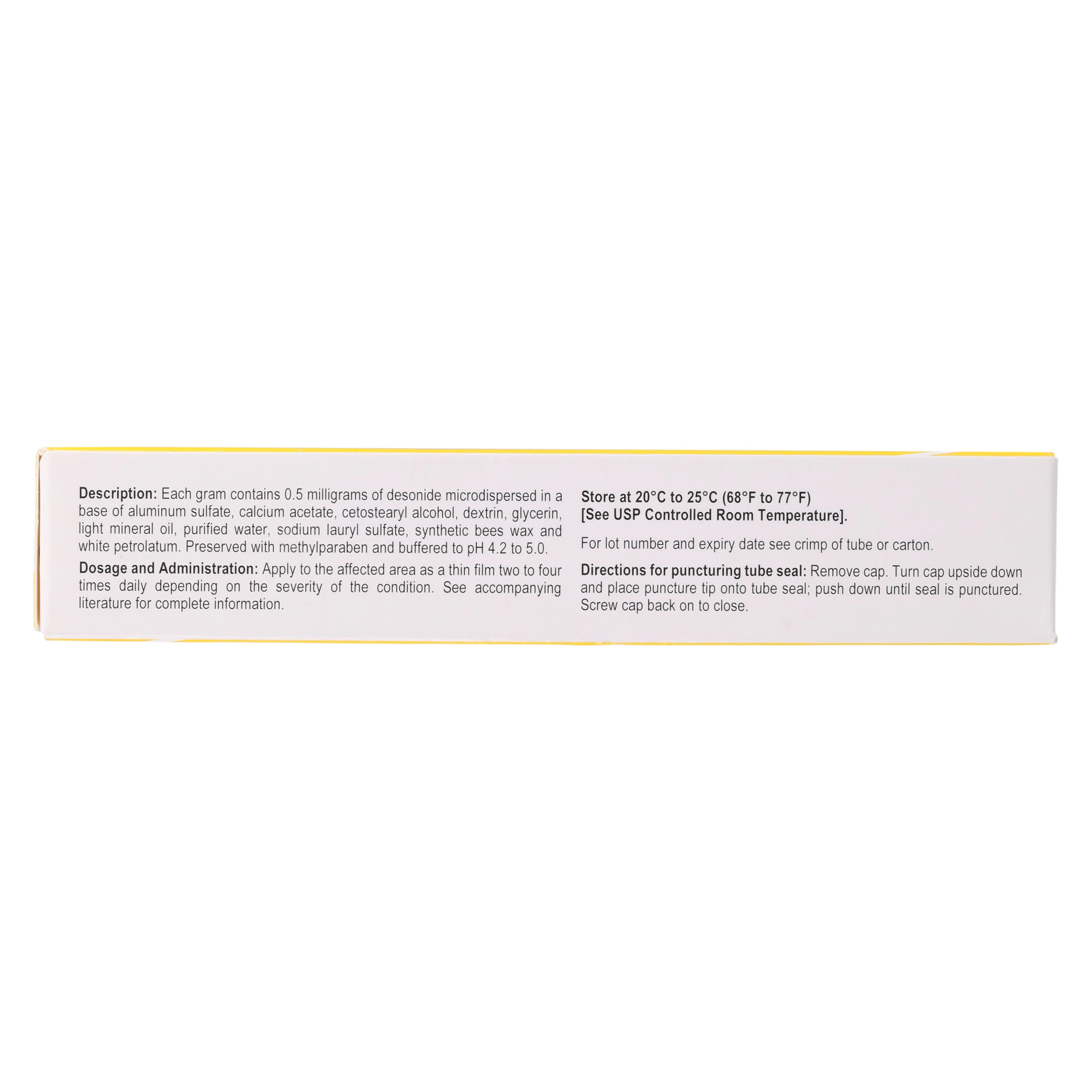 Desonide Topical Cream 0.05%, 15 g Tube (Viona Pharmaceuticals) thumbnail 5