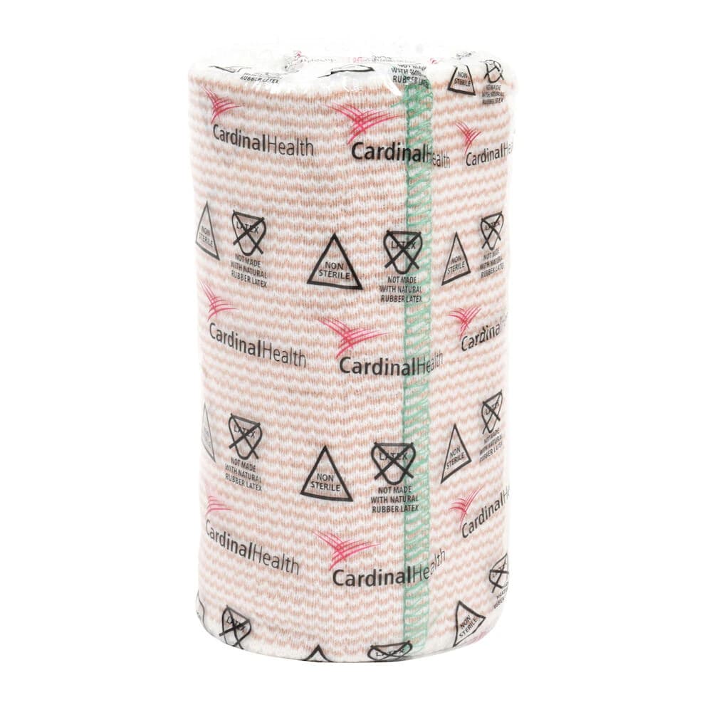 Cardinal Health Elastic Self-Closure Bandage, 6" x 5.8 yd, Beige, Non-Sterile, 48/Case - Bandage Elast Self-Closr LF NS - Image 1
