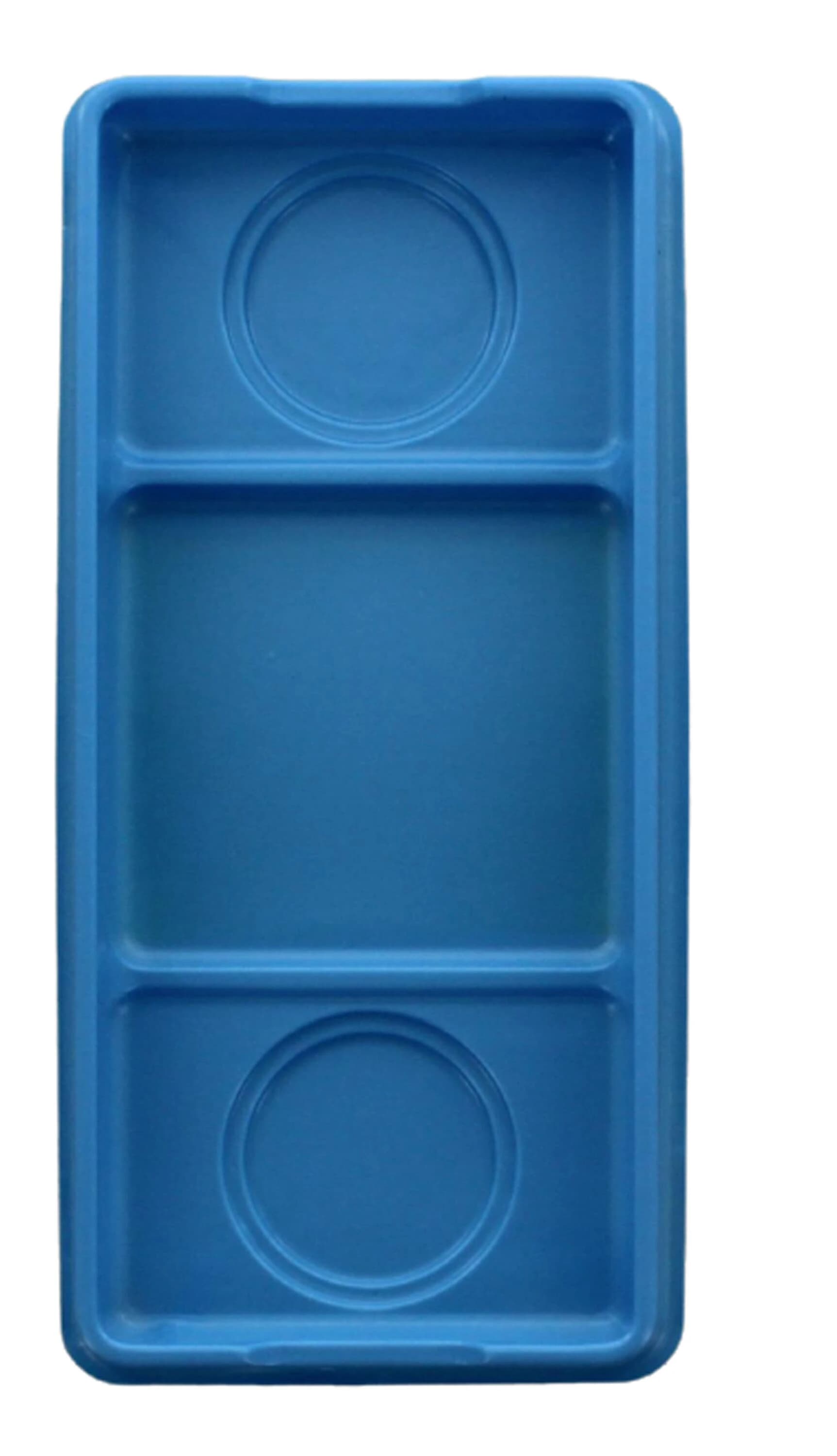 Cardinal Health Instrument Transfer Tray, Blue, 9 x 4.5 Inches, Sterile, Single-Use, 30/Case - Transfer Tray Safety 9x4.5" - Image 1