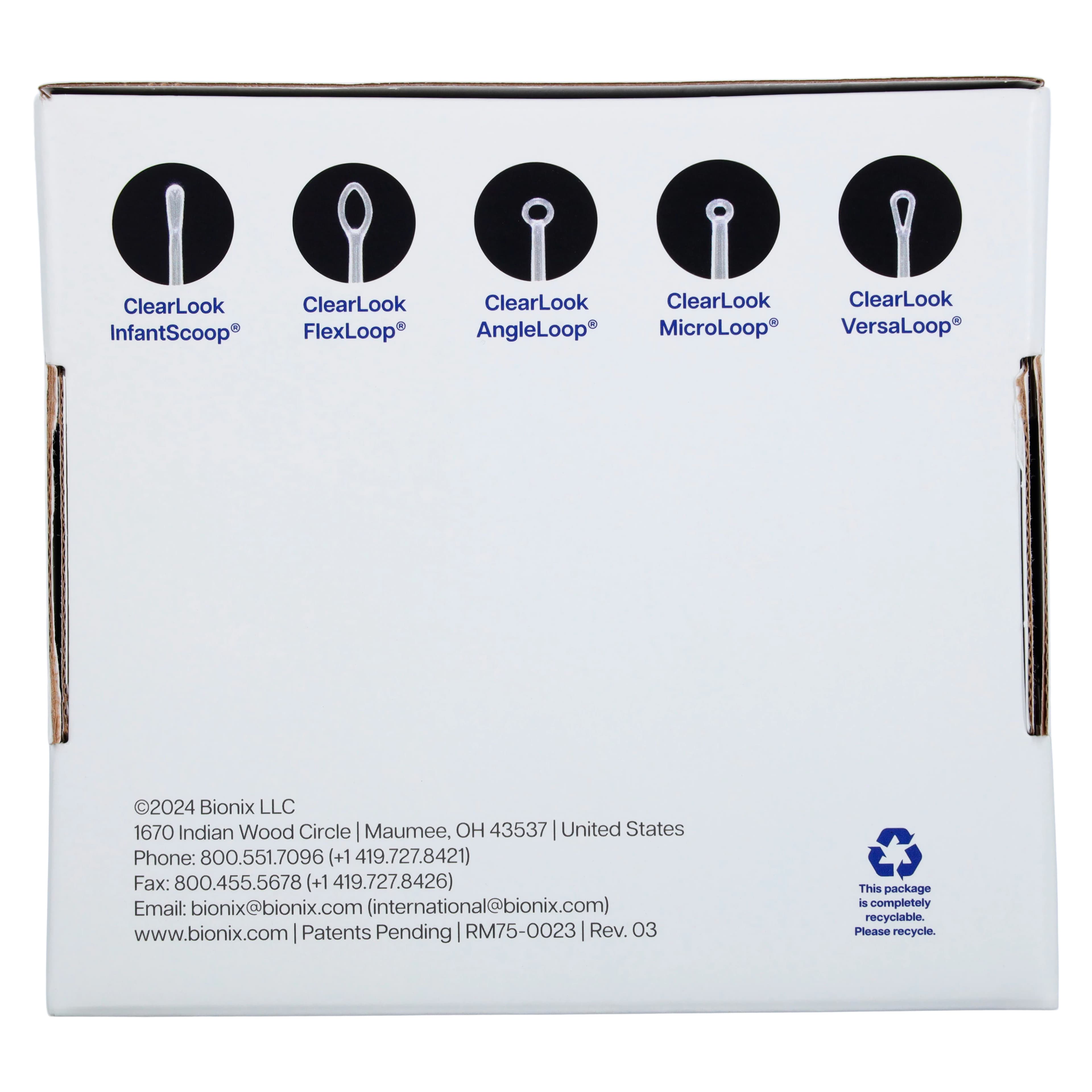 Bionix ClearLook Ear Curette Refill Pack, 4mm Angle Loop, Non-Sterile, Disposable, 50/Box thumbnail 5
