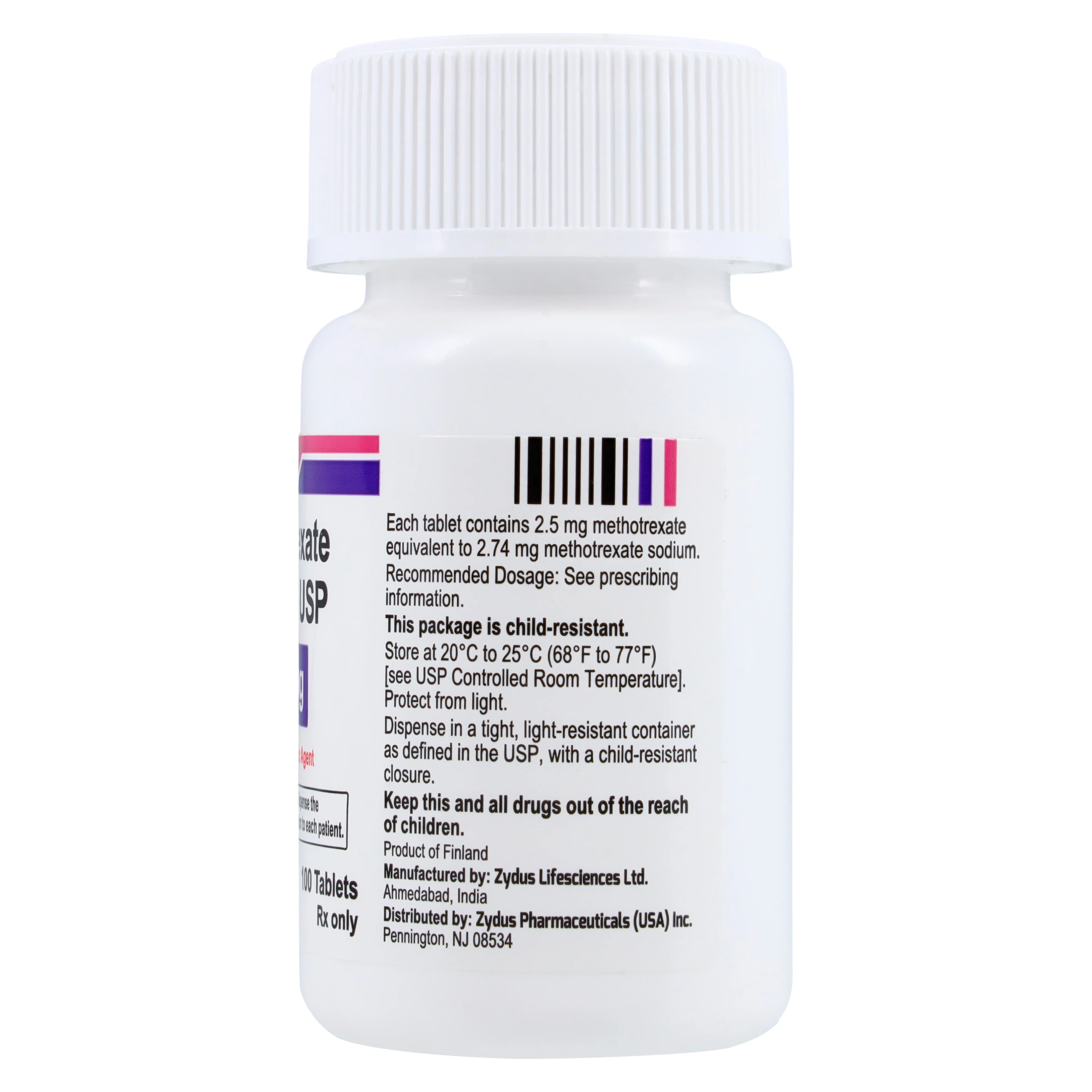 Methotrexate Sodium Tablets, 2.5mg, 100/Bottle thumbnail 2