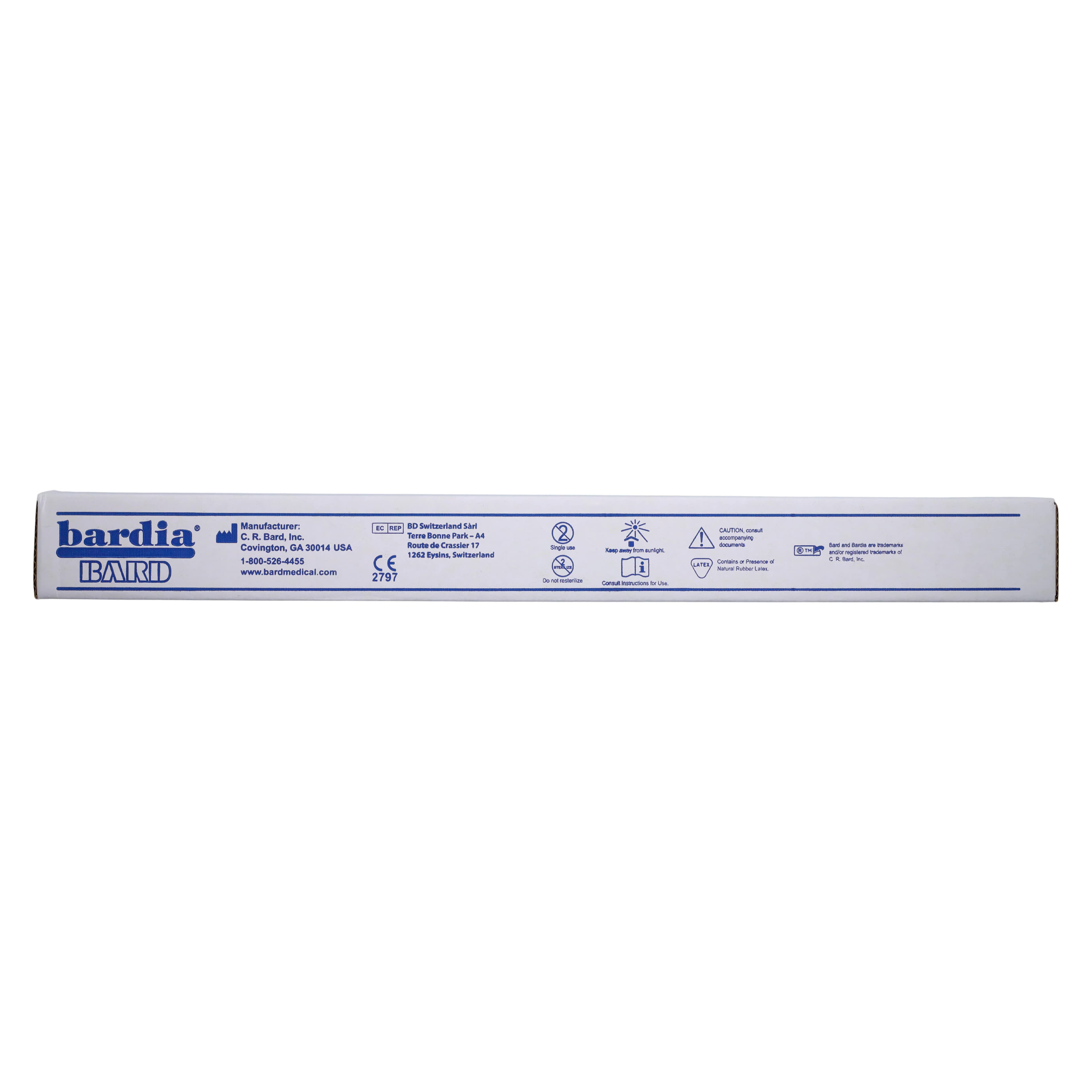 Bardia 2-Way Foley Catheter, Standard Tip, Silicone Elastomer Coated Latex, 22Fr, 5cc Balloon thumbnail 4