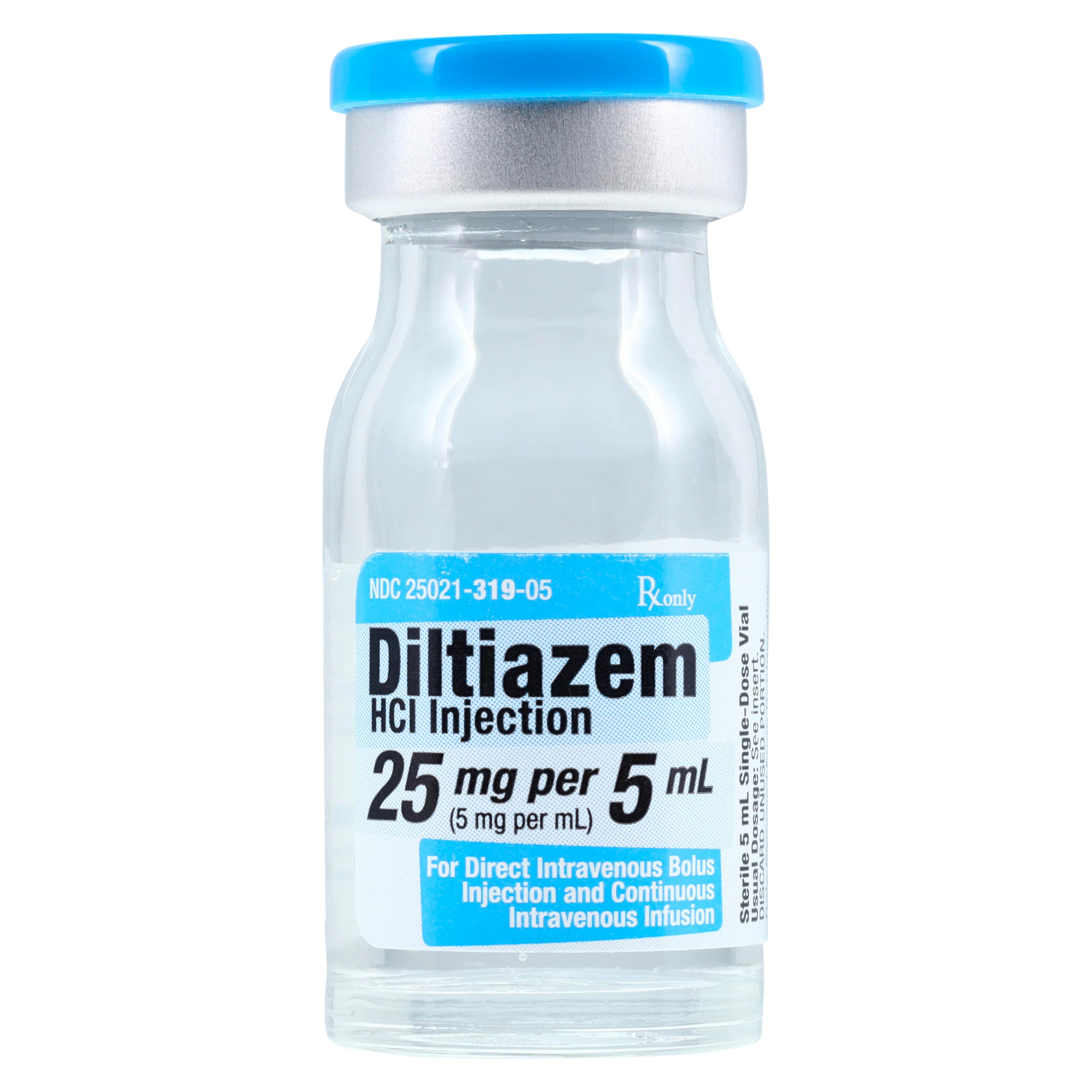 Diltiazem HCl Injection, 5 mg/mL, Single-Dose Vial, 5 mL, 10/Package thumbnail 2