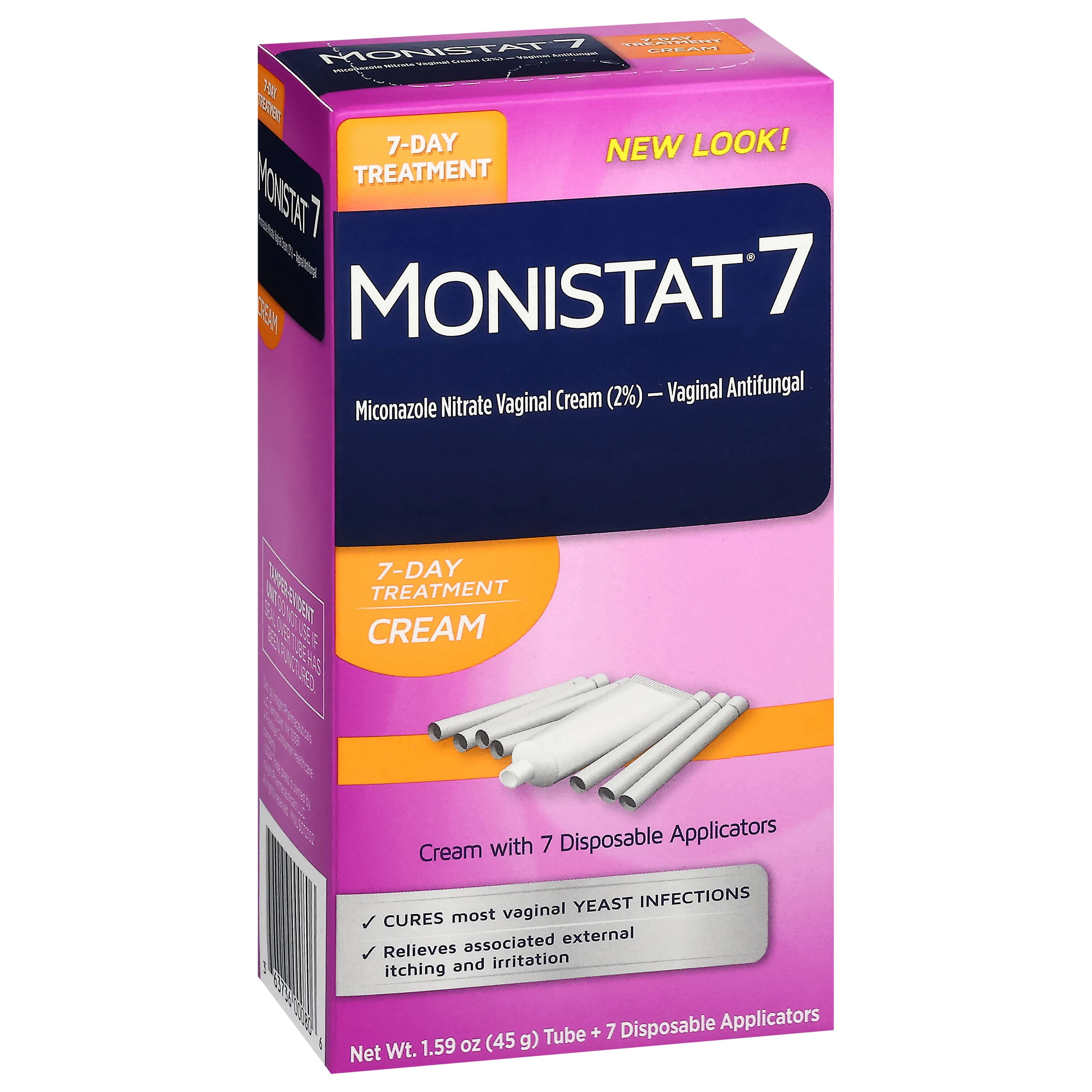 Monistat 7 Day Cream, 2%, 45g Tube with Applicator thumbnail 2
