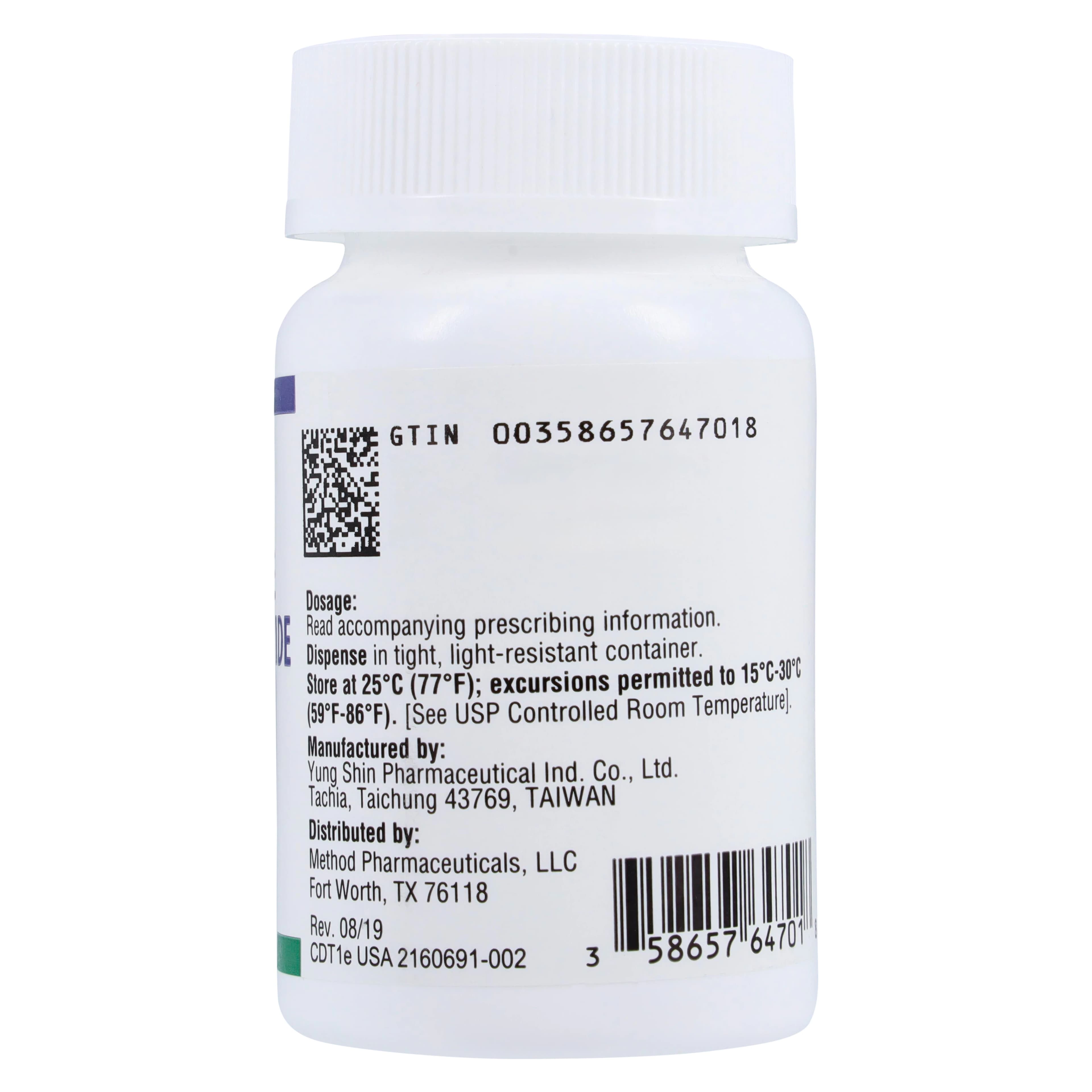 Clonidine HCl Tablets, 0.1mg, 100/Bottle thumbnail 2