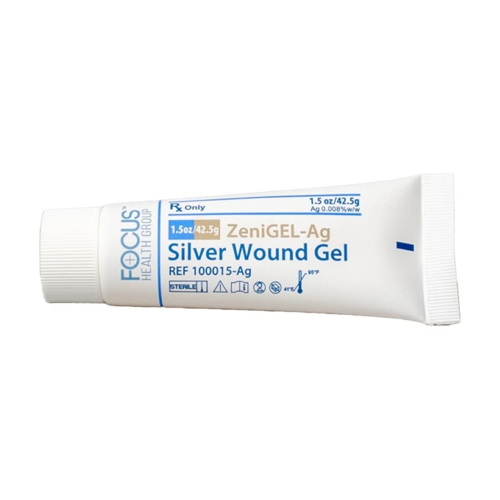 ZeniGEL-AG Hydrophilic Polymer Gel Dressing, Sterile, Amorphous, Non-Adhesive, 1.5 oz, Clear - ZeniGEL AG Wound Gel - Image 1