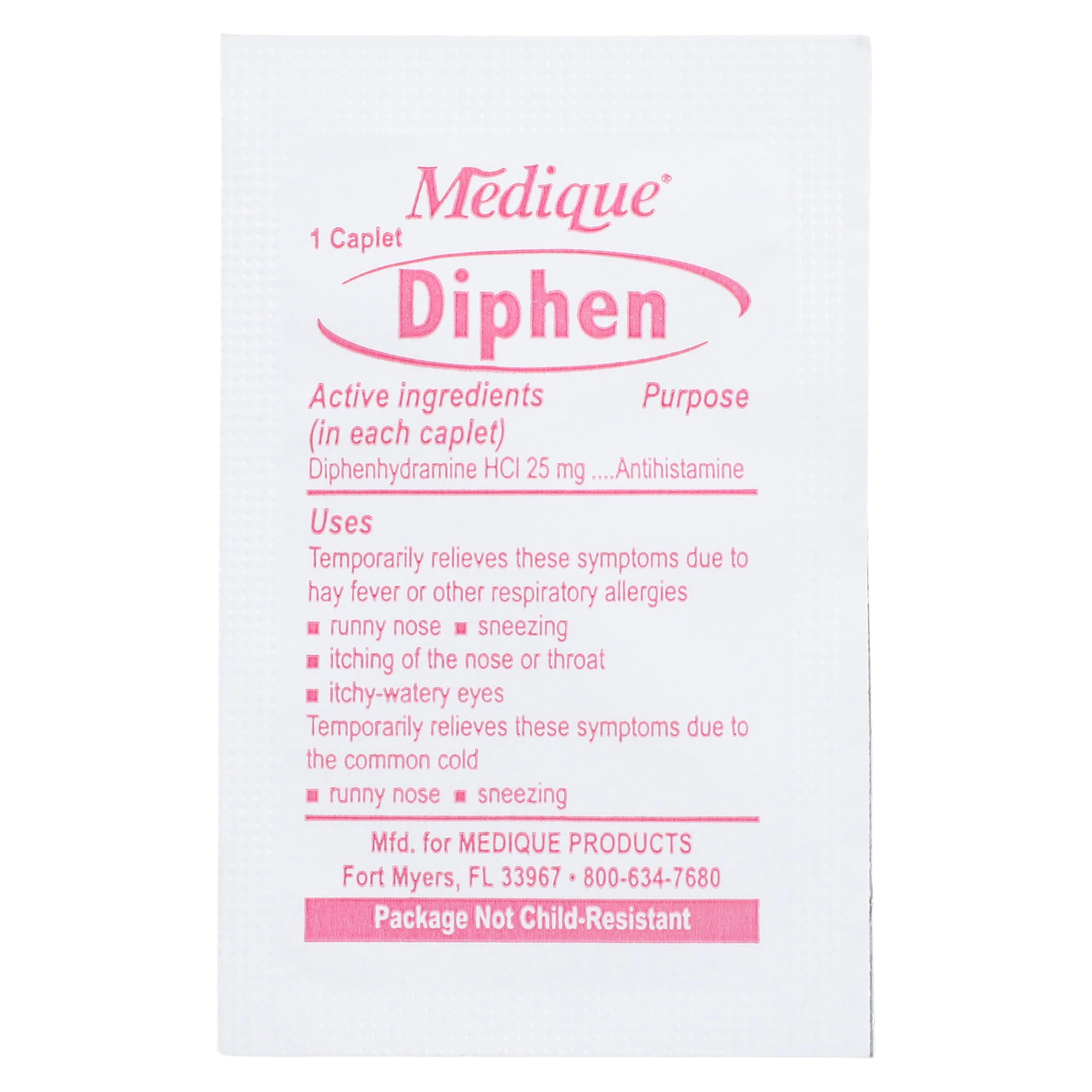 Medique Diphenhydramine HCl Capsules, 25mg, Unit Dose, 24/Package thumbnail 2