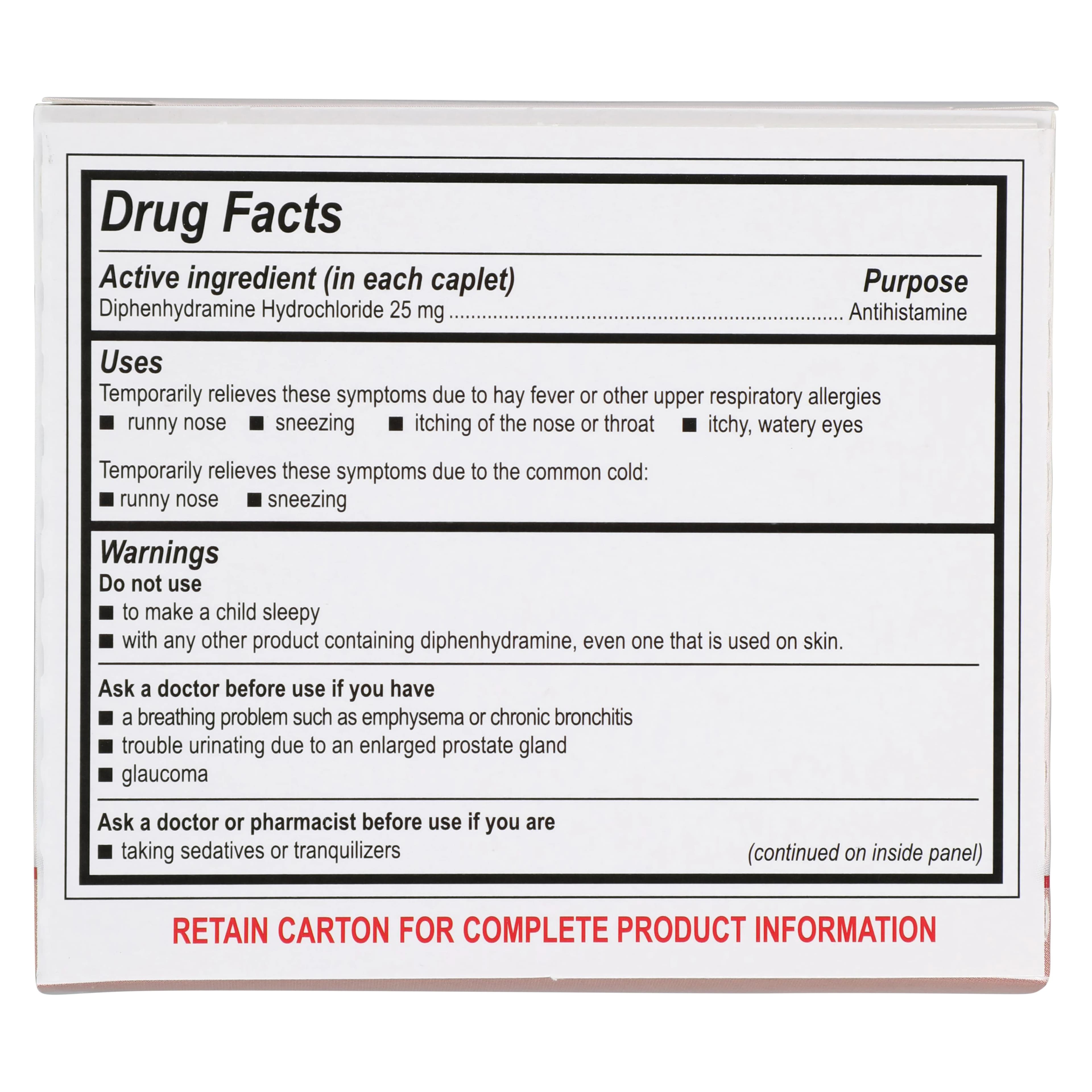Medique Diphenhydramine HCl Capsules, 25mg, Unit Dose, 24/Package thumbnail 4