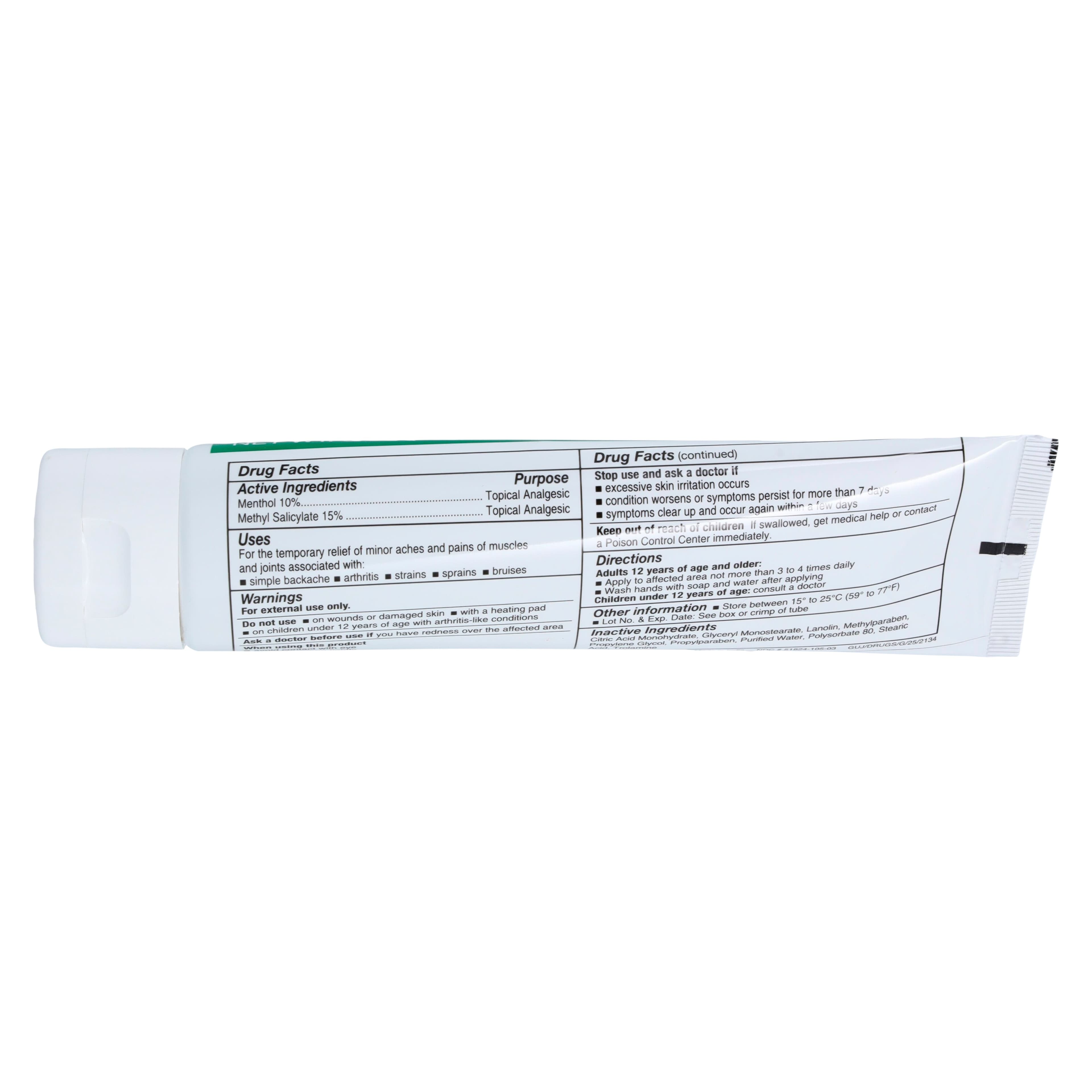 New World Imports Analgesic Balm Greaseless, 3 oz Tube thumbnail 3