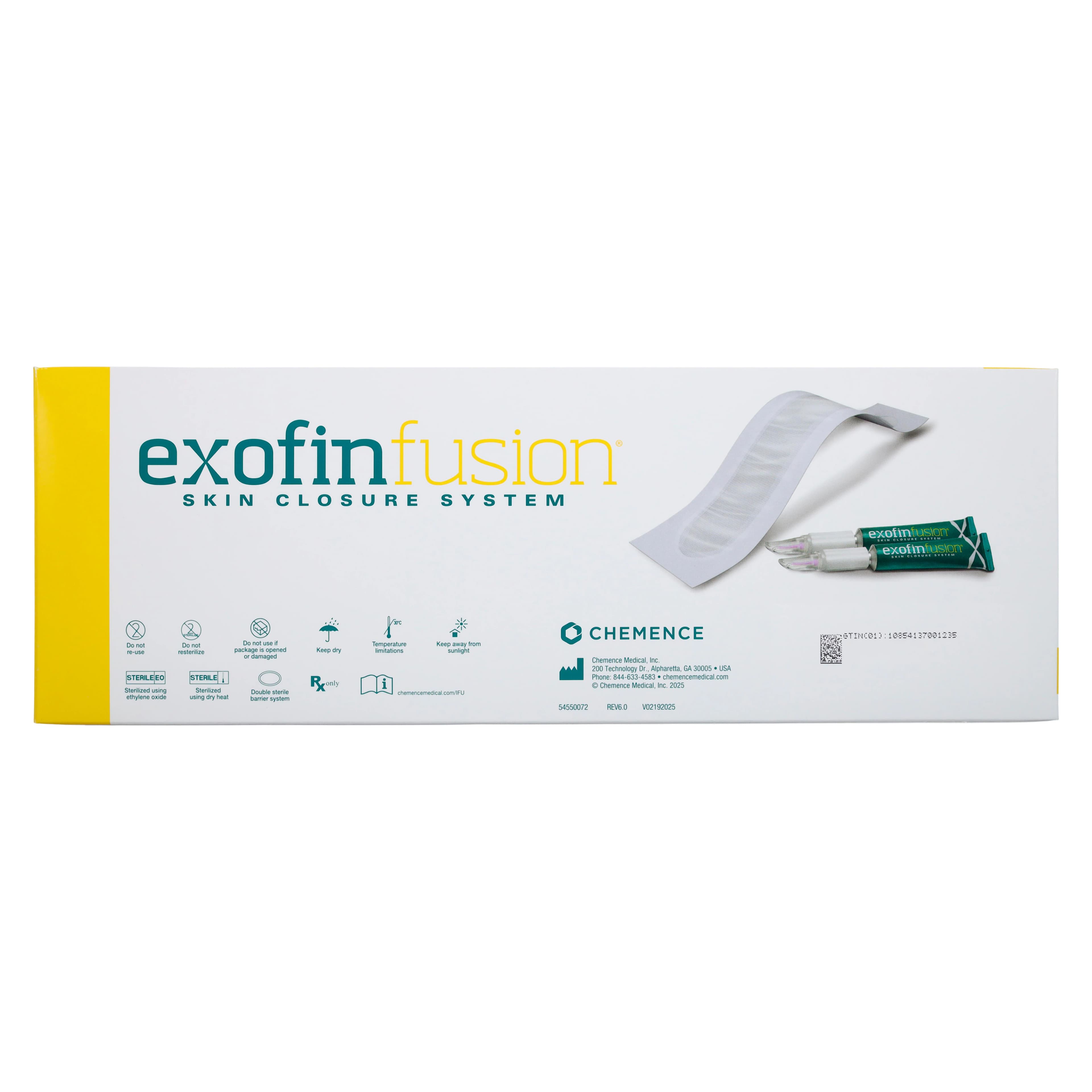 Exofin Fusion Skin Closure System, 2-Octyl Cyanoacrylate/Mesh, 1.75g, Violet, 2/Box thumbnail 4