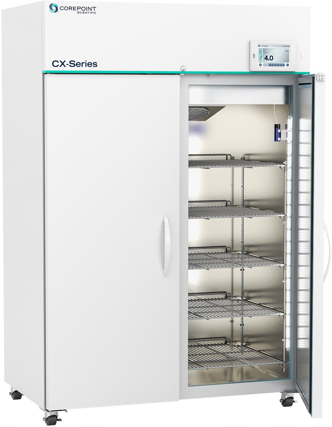 Corepoint Scientific Laboratory Refrigerator, 49 Cu Ft, 2 Solid Right-Hinged Doors, 1 to 10C, Cycle Defrost thumbnail 2
