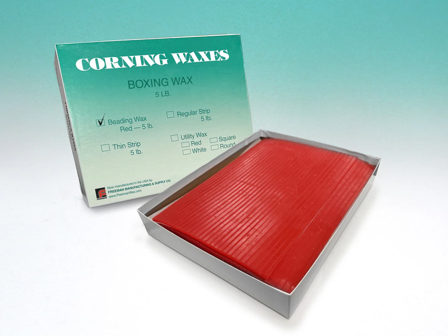Freeman Wax Beading Red, 5 lb Box - Wax Beading Red 5lb Box of 1 - Image 1