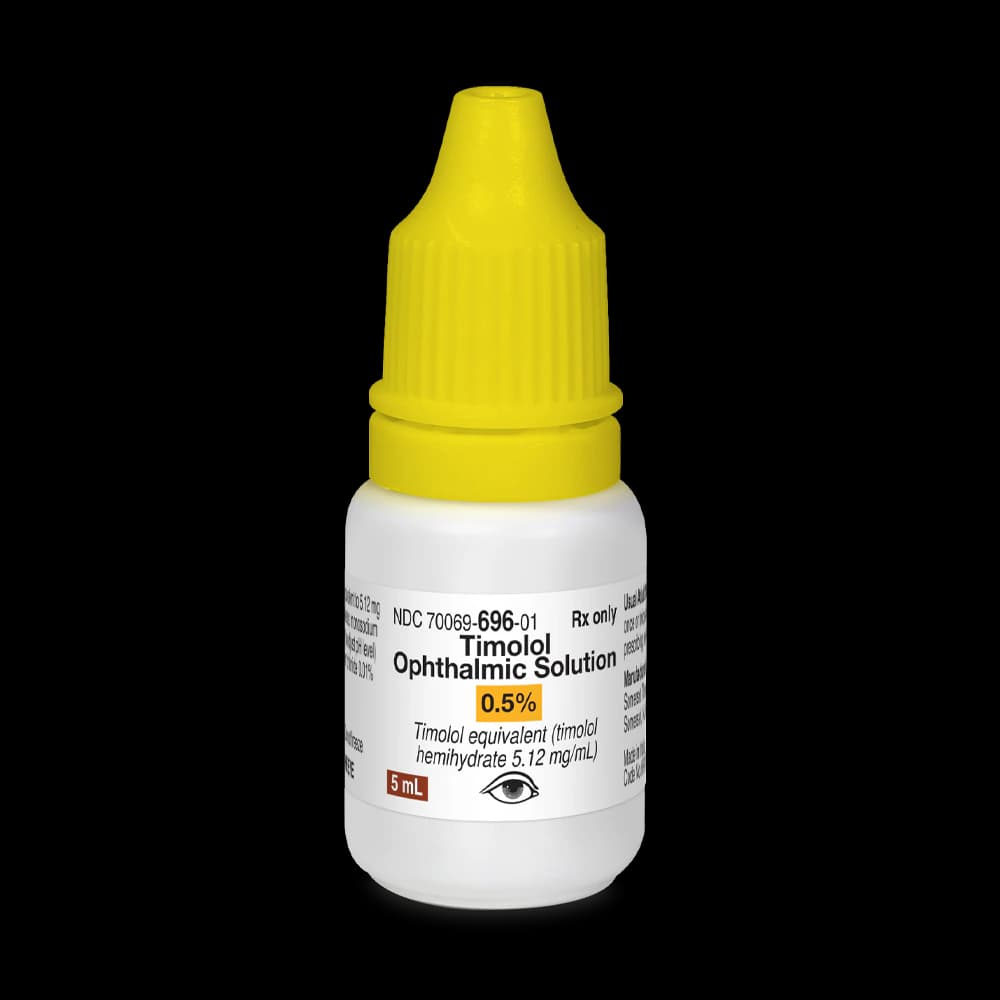 Timolol Hemihydrate Ophthalmic Solution 0.5%, 5 mL Bottle - Timolol Hemihydrate Ophth Sol - Image 1