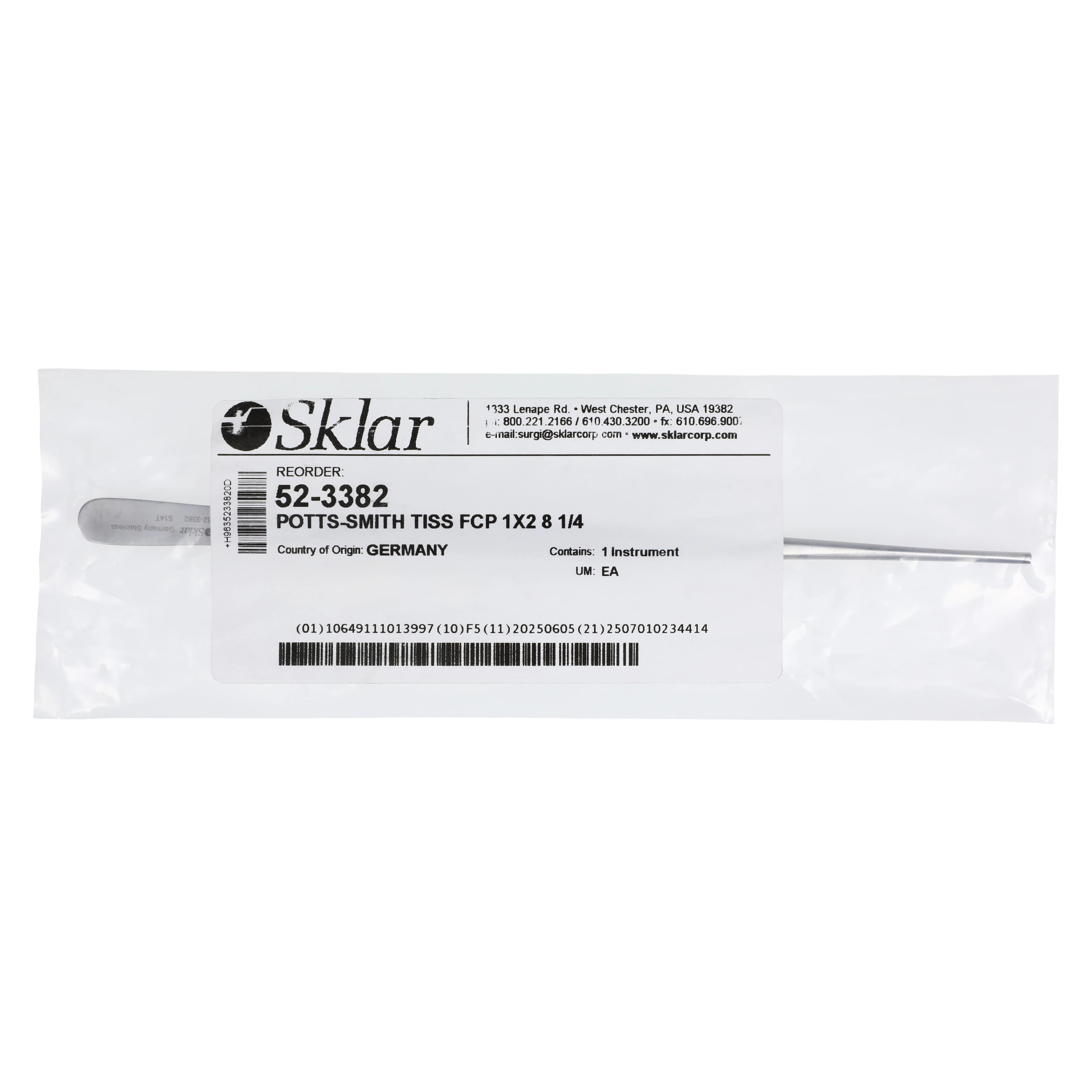 Sklar Potts-Smith Tissue Forceps, 8-1/4", Stainless Steel, Non-Sterile, Each thumbnail 4