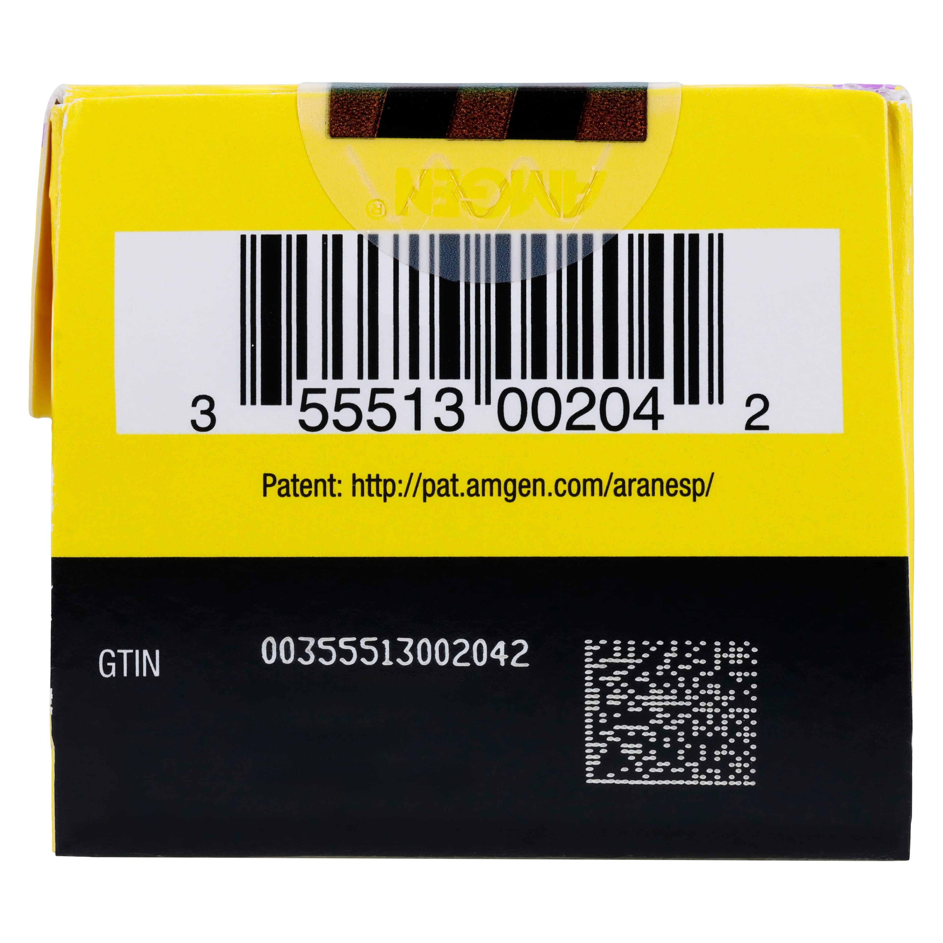 Aranesp (darbepoetin alfa) Injection, 25 mcg Single-Dose Vial, 1 mL, 4/Package thumbnail 5
