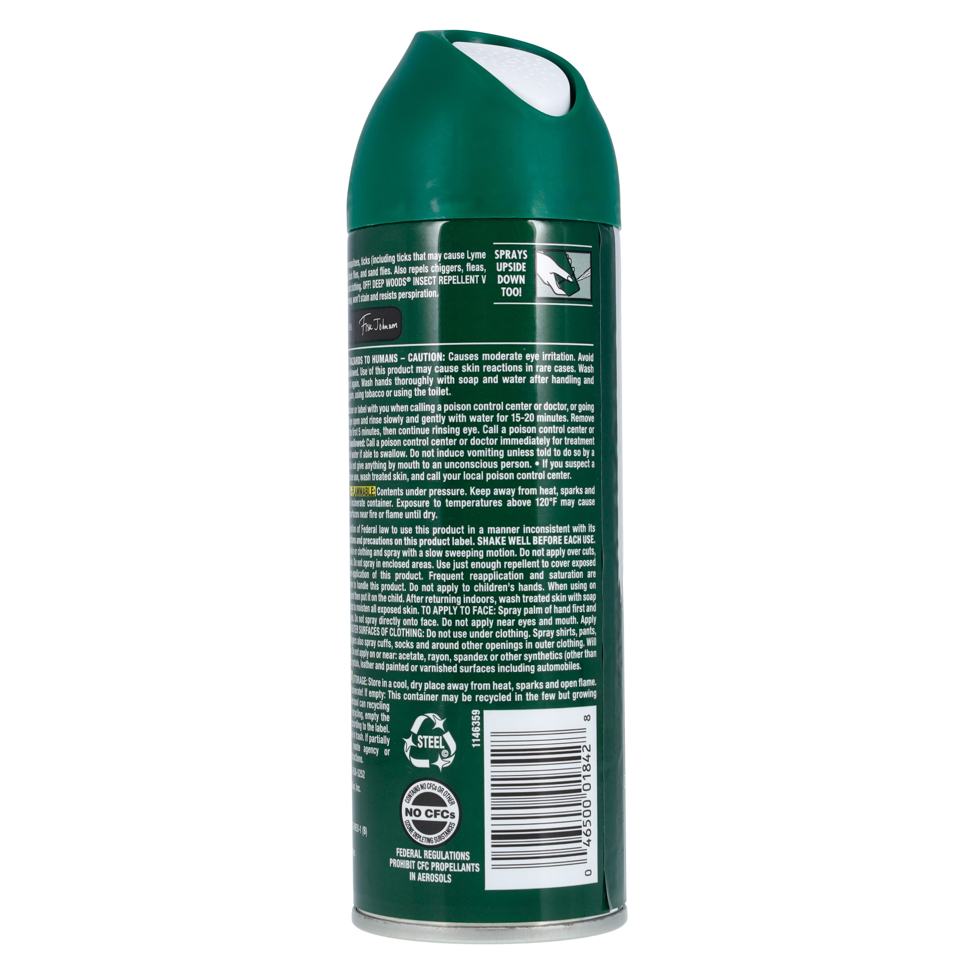 OFF! Deep Woods Insect Repellent Spray, 6 oz Can thumbnail 3