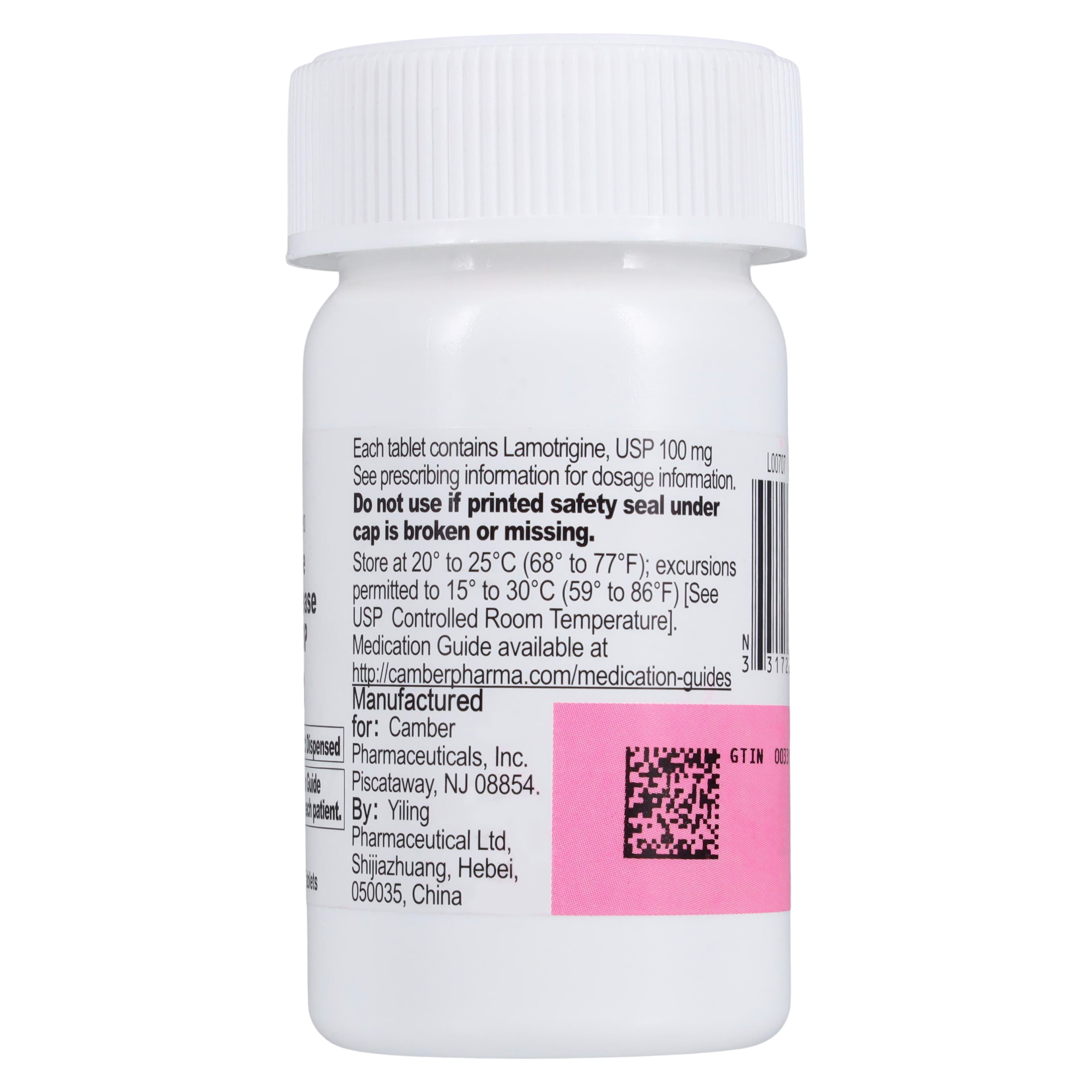 Lamotrigine Extended-Release Tablets 100 mg, 30 Tablets per Bottle thumbnail 2