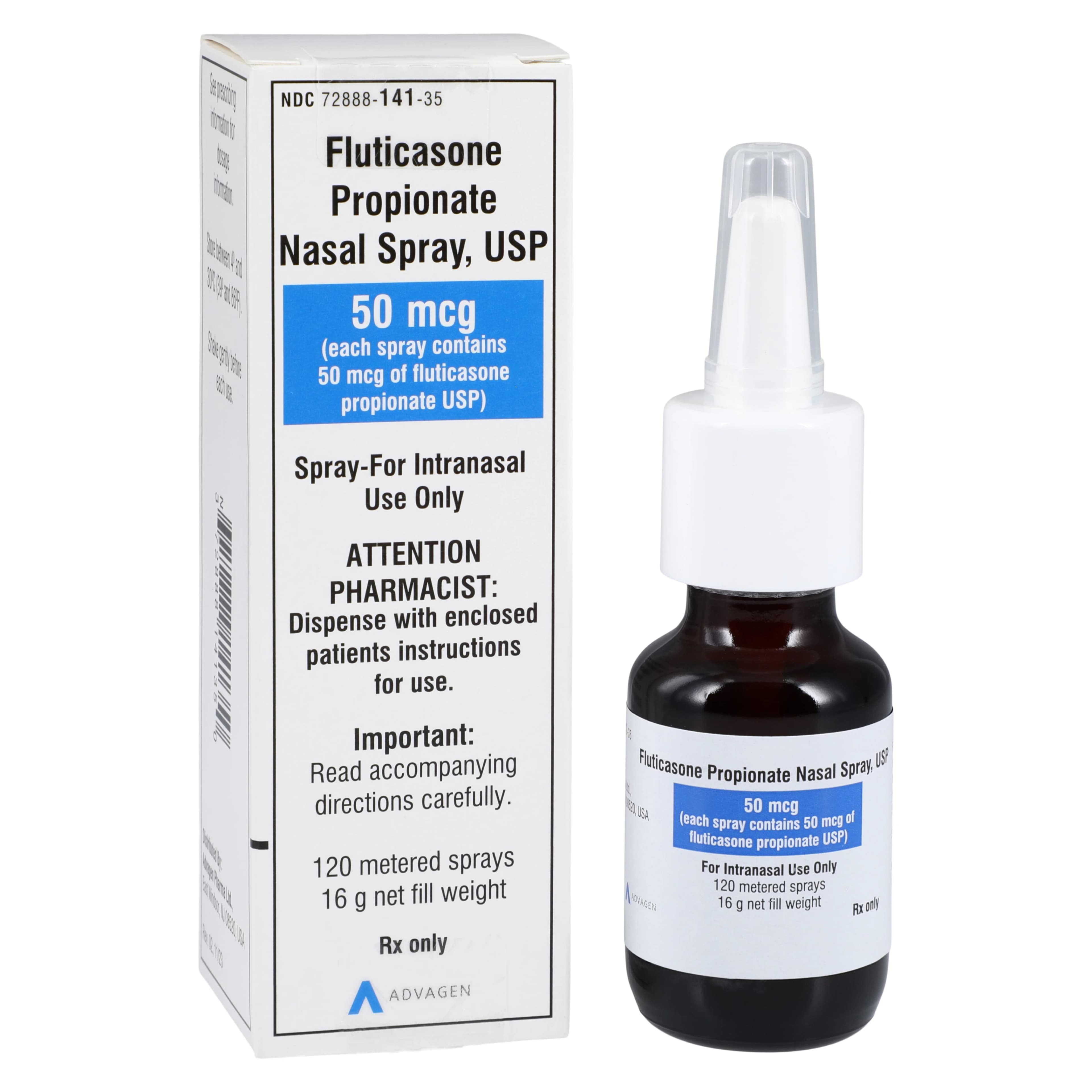 Fluticasone Propionate Nasal Spray, 50mcg, 16g Bottle - Fluticasone Prop Nasal Spray - Image 1