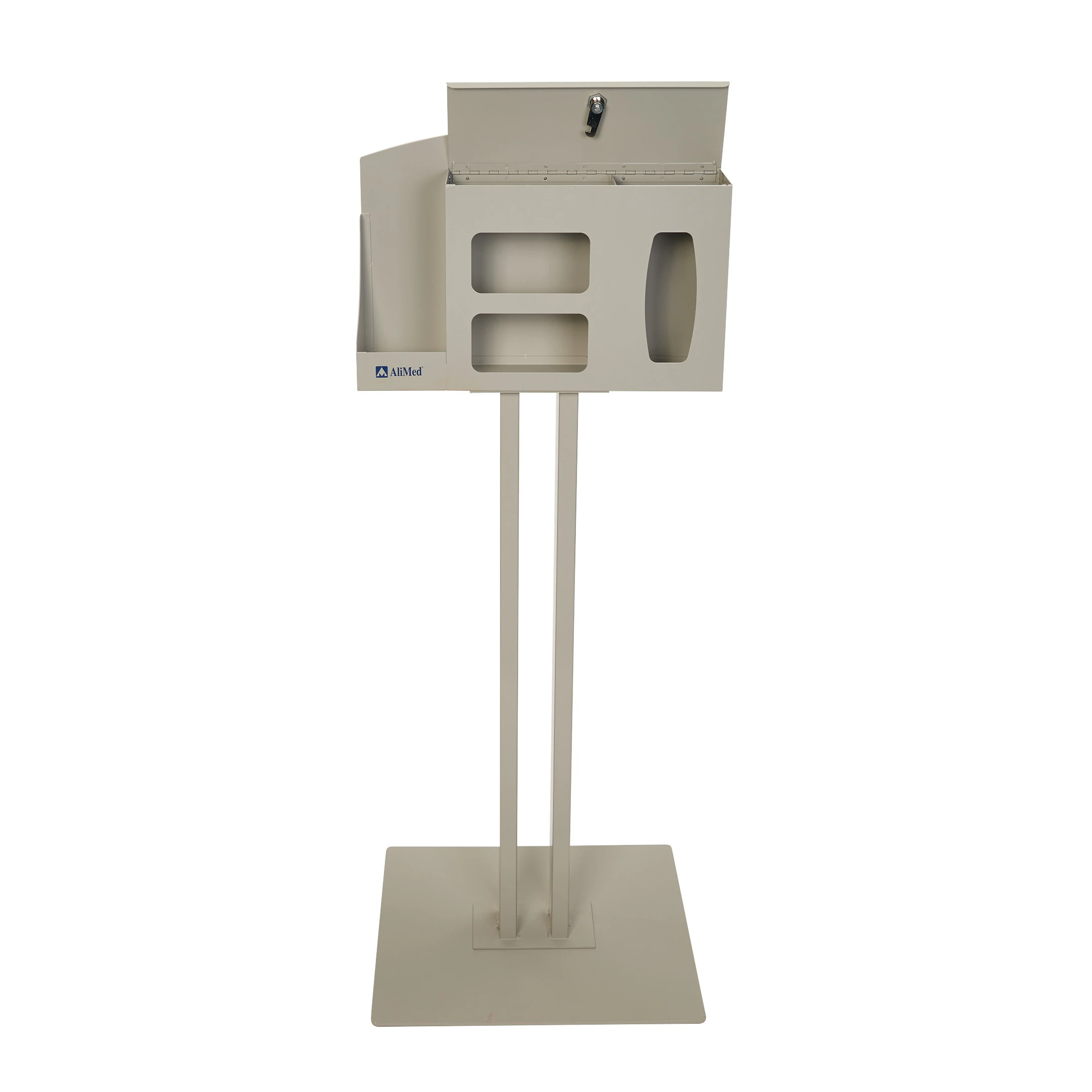 AliMed Infection Prevention Station, Beige Steel - Station Infection Prevention - Image 1