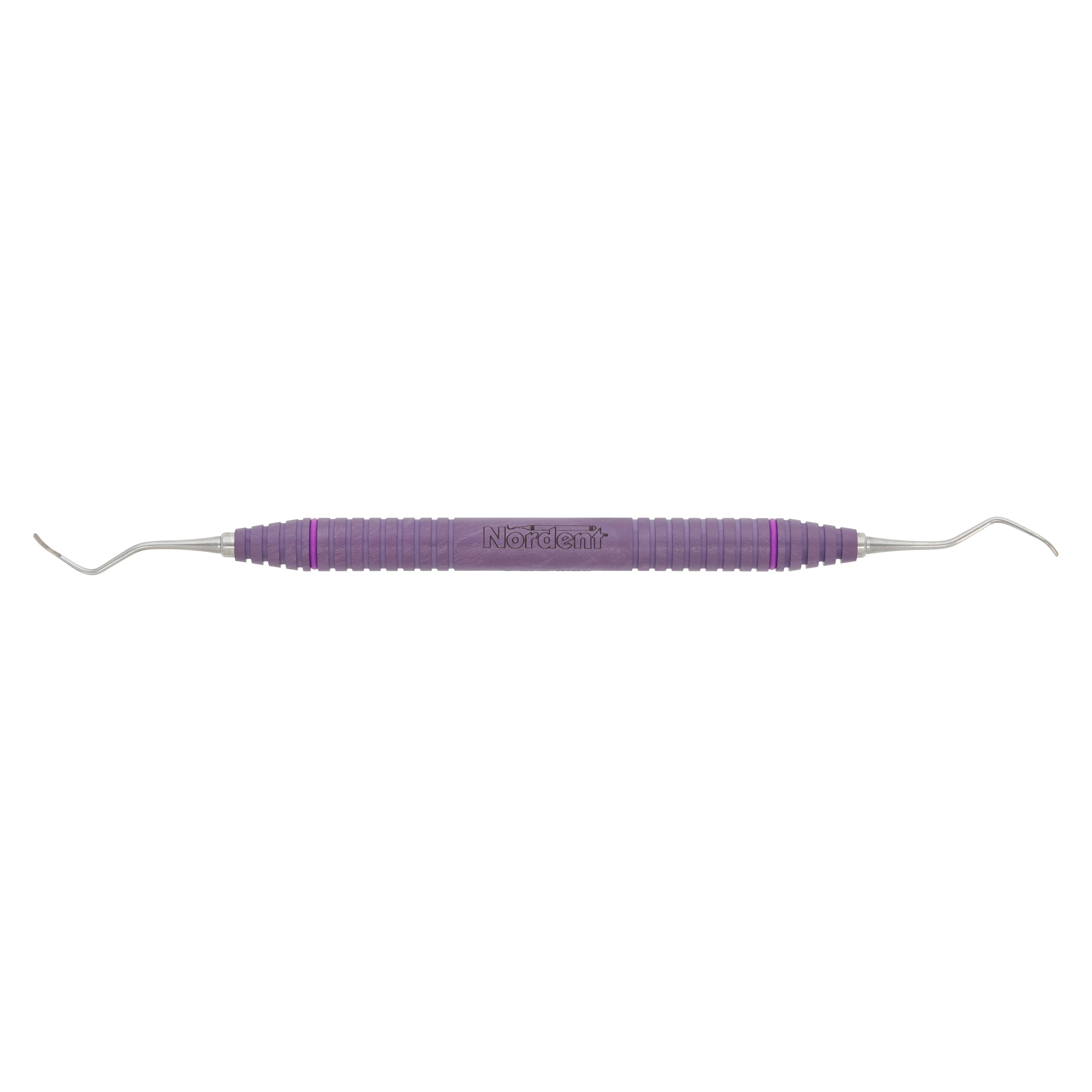 OnPoint Resin Curette Barnhart #5-6, Double End, Purple, Each - OnPoint Resin Curette Barn 5-6 - Image 1