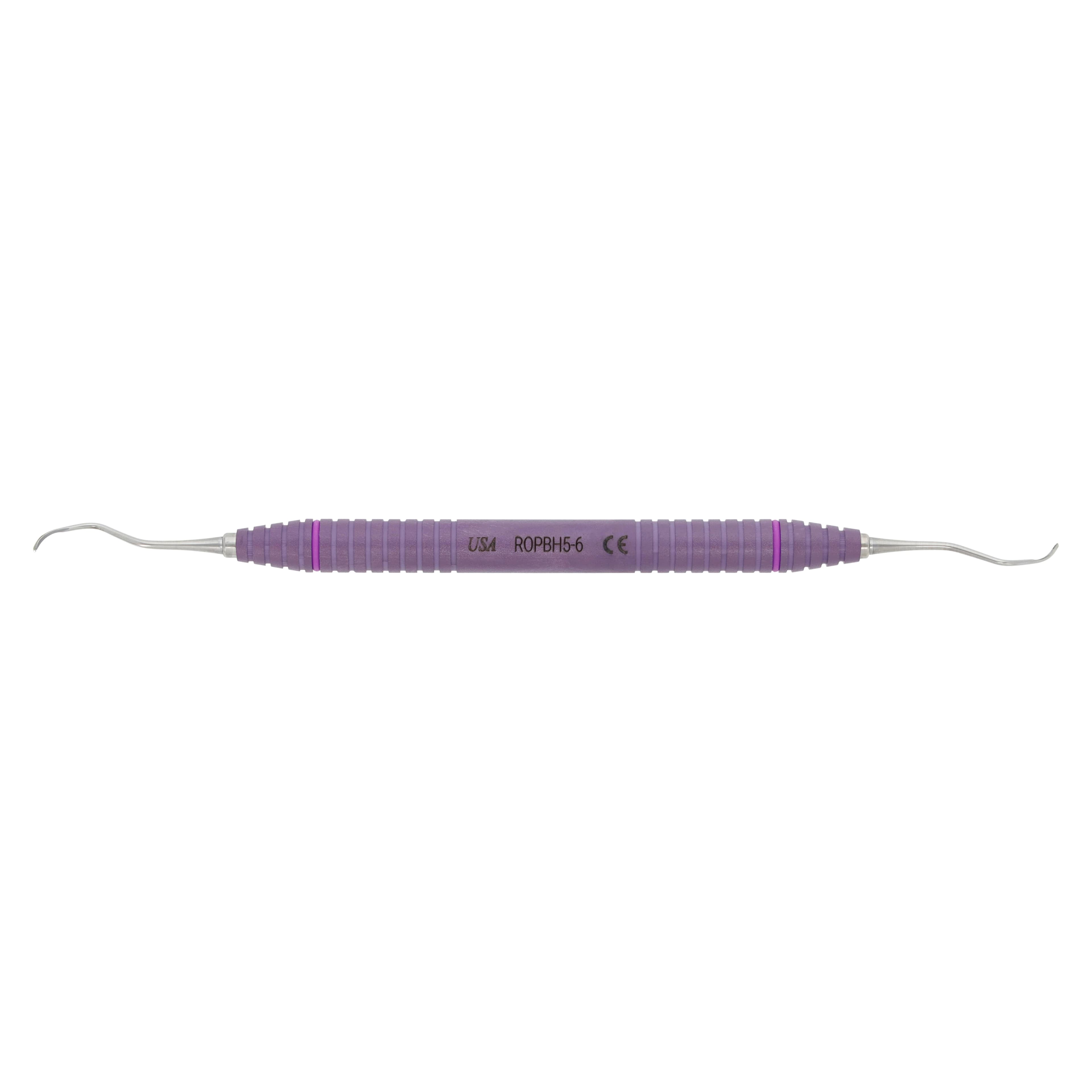 OnPoint Resin Curette Barnhart #5-6, Double End, Purple, Each thumbnail 5