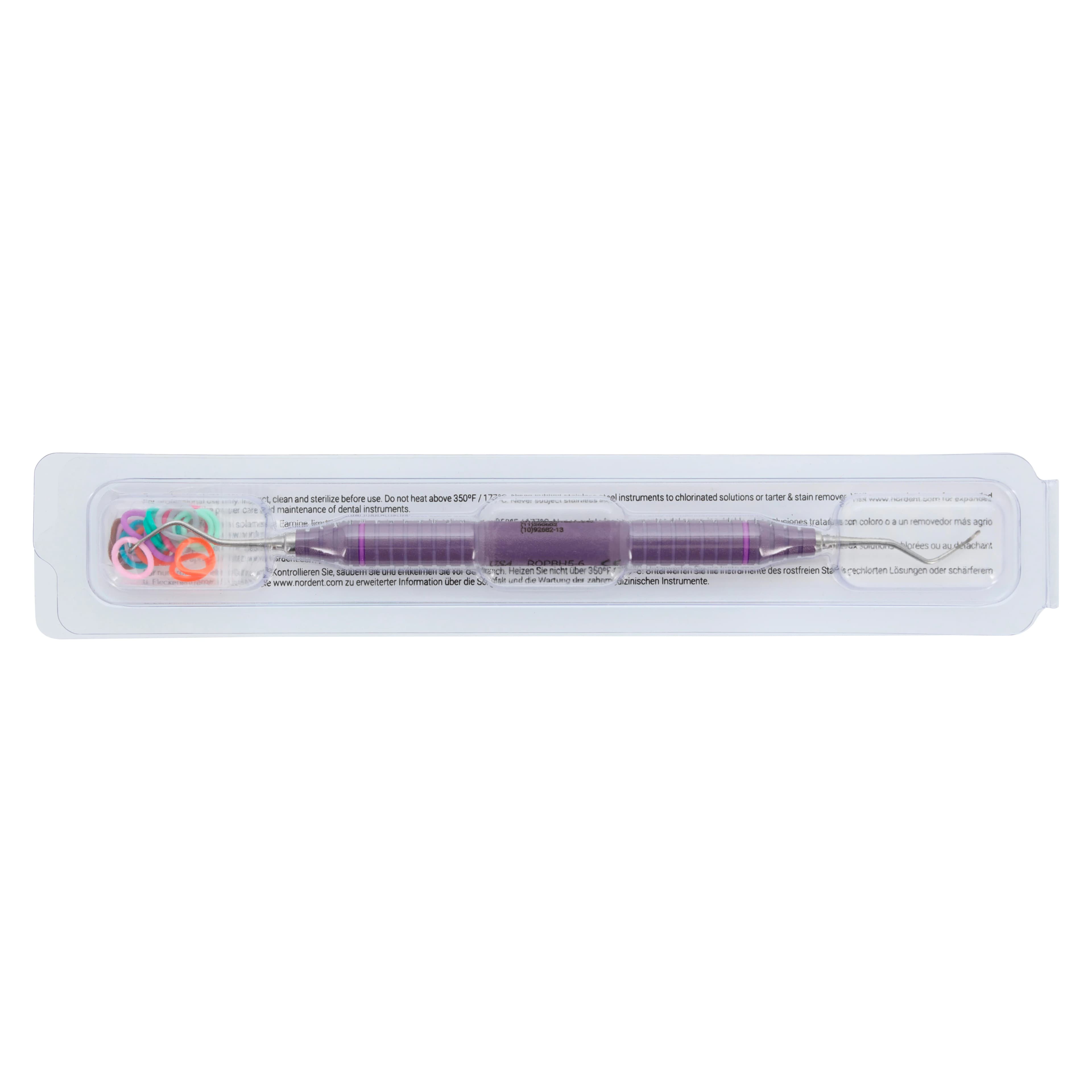 OnPoint Resin Curette Barnhart #5-6, Double End, Purple, Each thumbnail 8