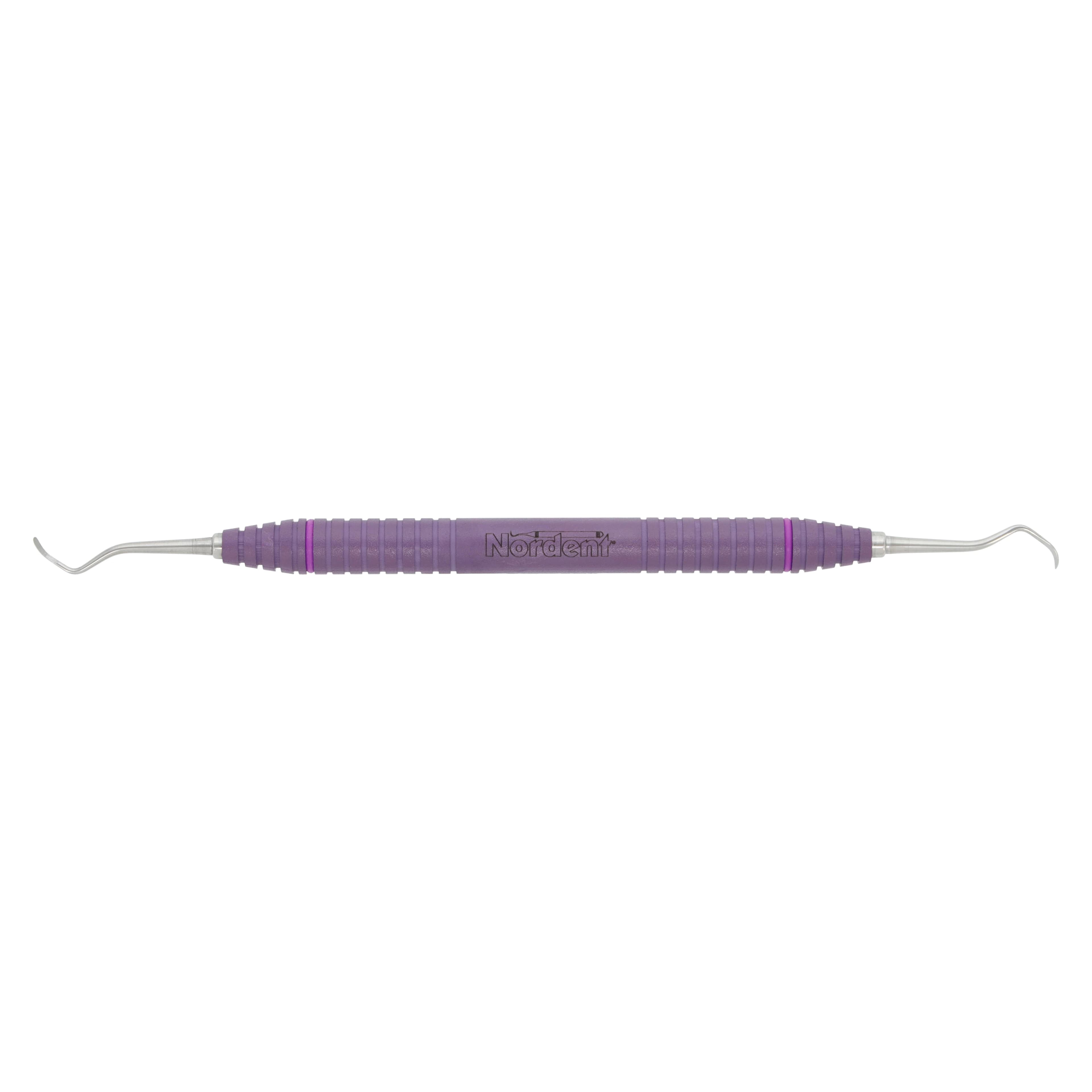 OnPoint Resin Curette Columbia Double End 13/14 #6 Round, Purple, Each - OnPoint Resin Curette Co 13-14 - Image 1