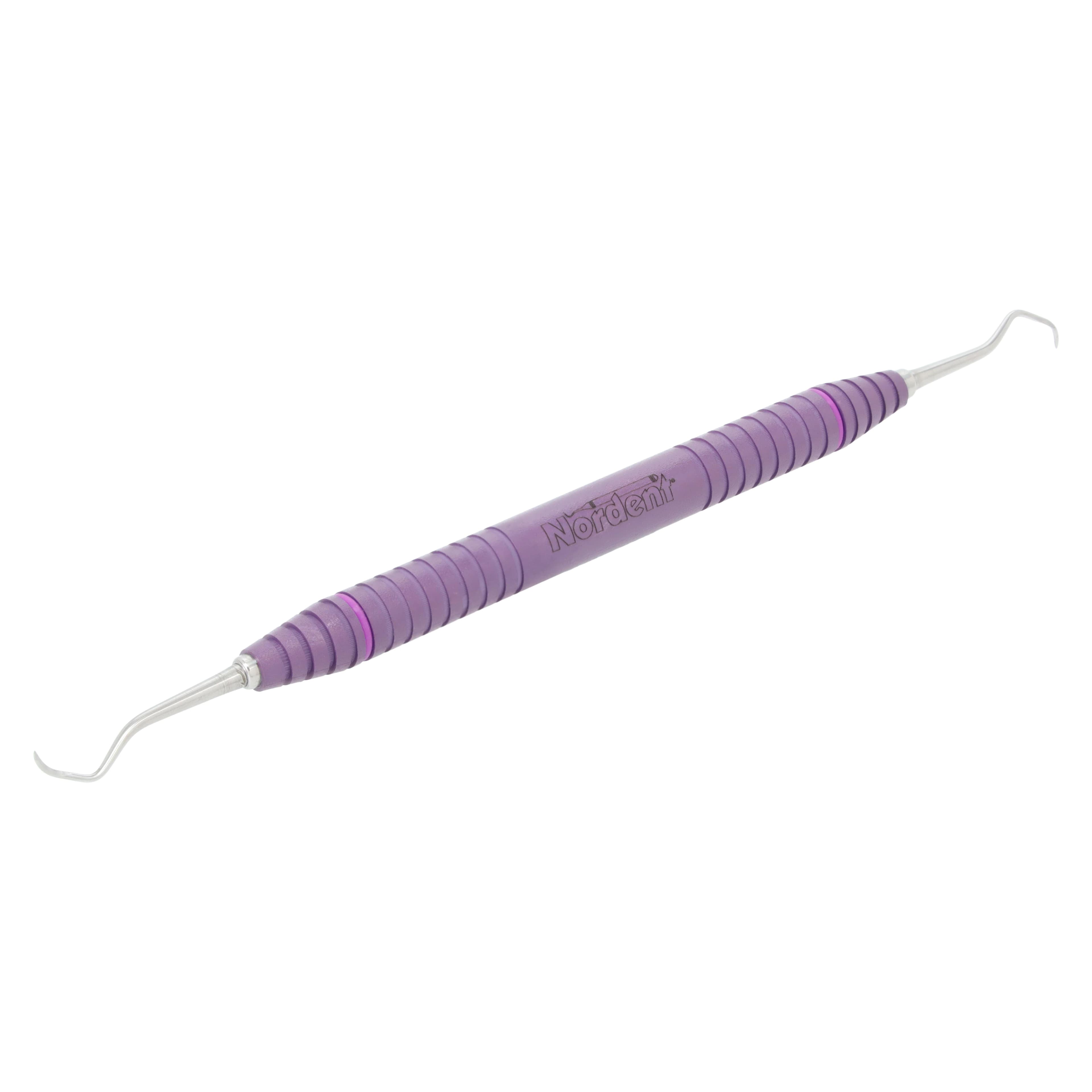 OnPoint Resin Curette Columbia Double End 13/14 #6 Round, Purple, Each thumbnail 2