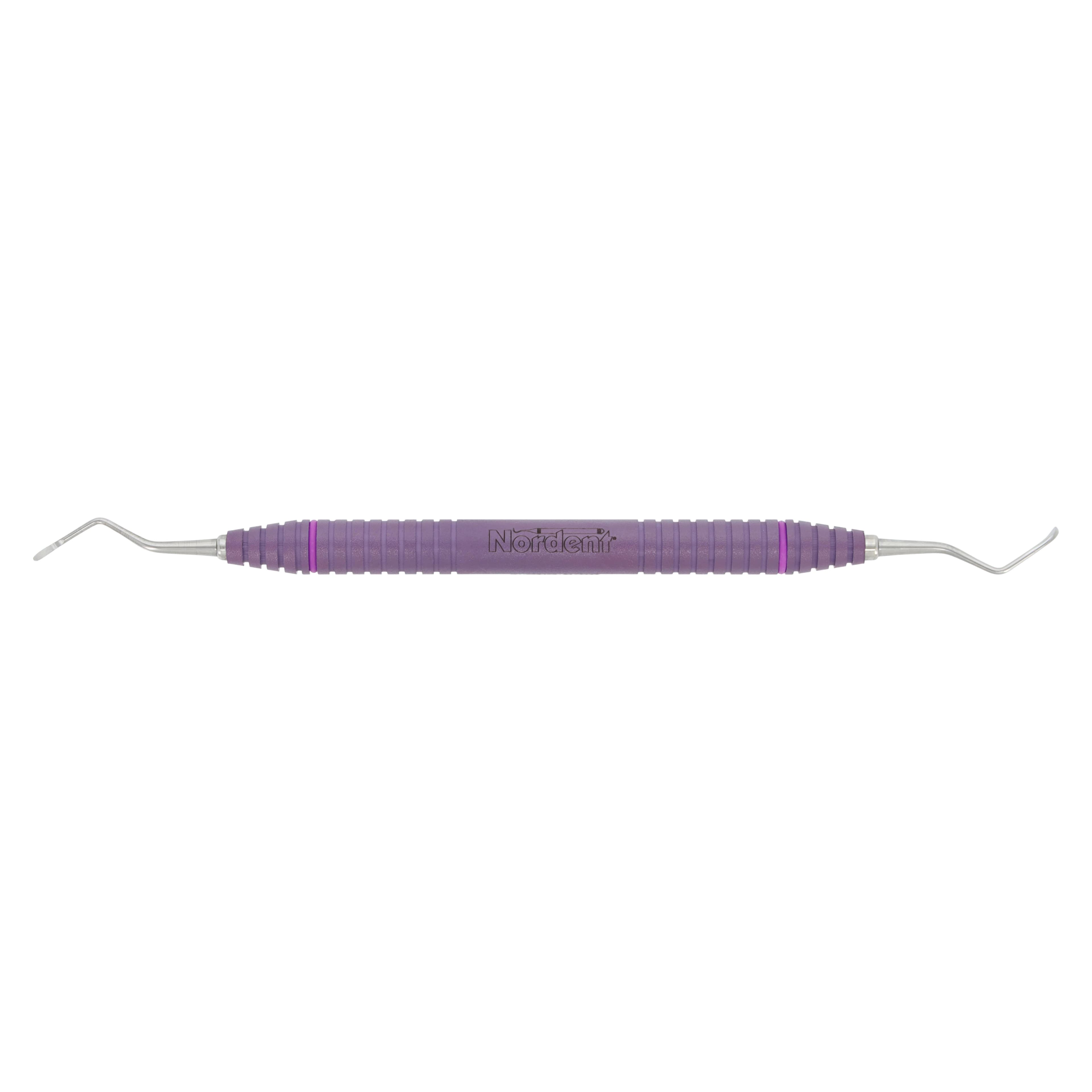 OnPoint Resin Curette Columbia 4R-4L, Double End, #6 Round, Purple, Adult, Each - OnPoint Resin Curette Co 4R-4L - Image 1