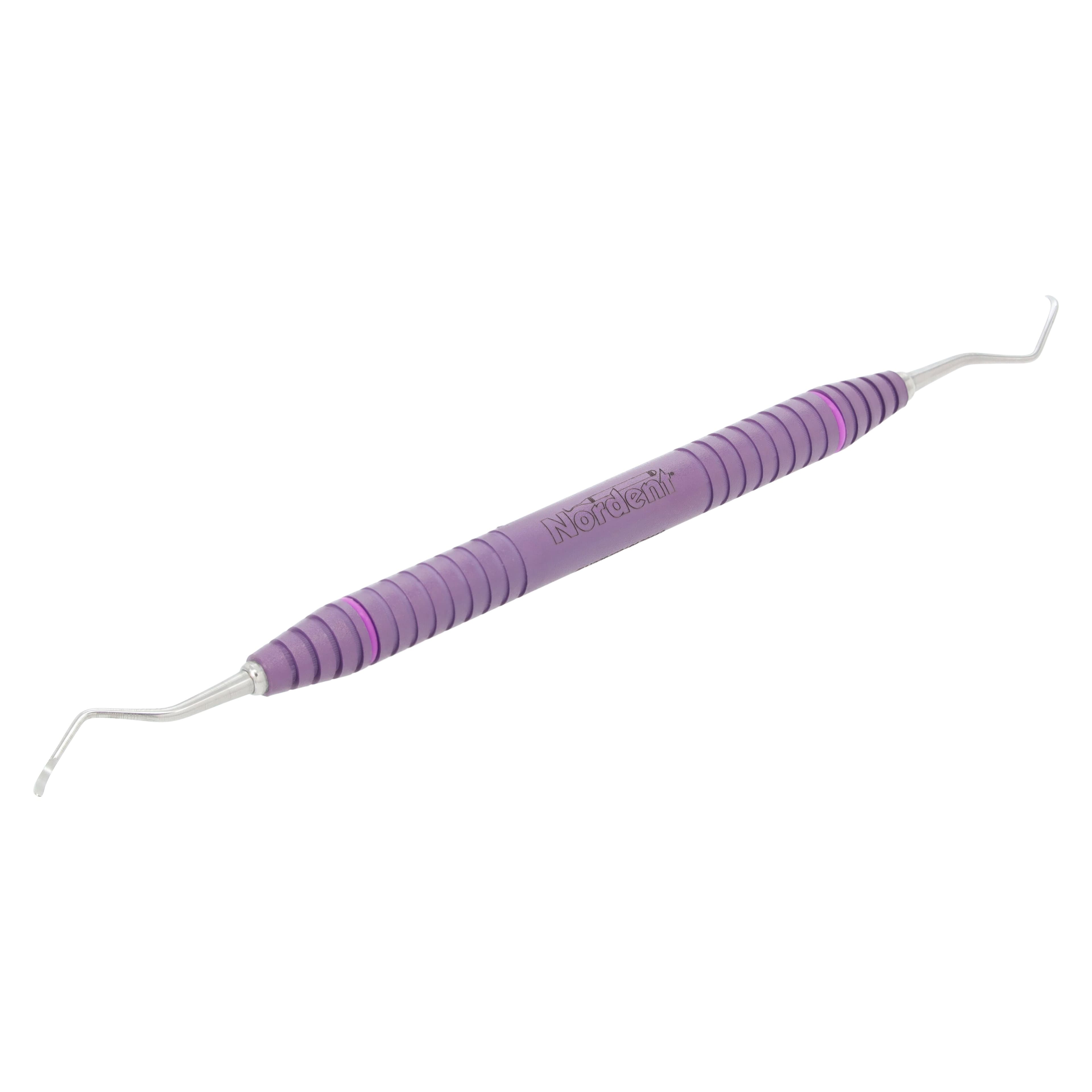 OnPoint Resin Curette Columbia 4R-4L, Double End, #6 Round, Purple, Adult, Each thumbnail 2