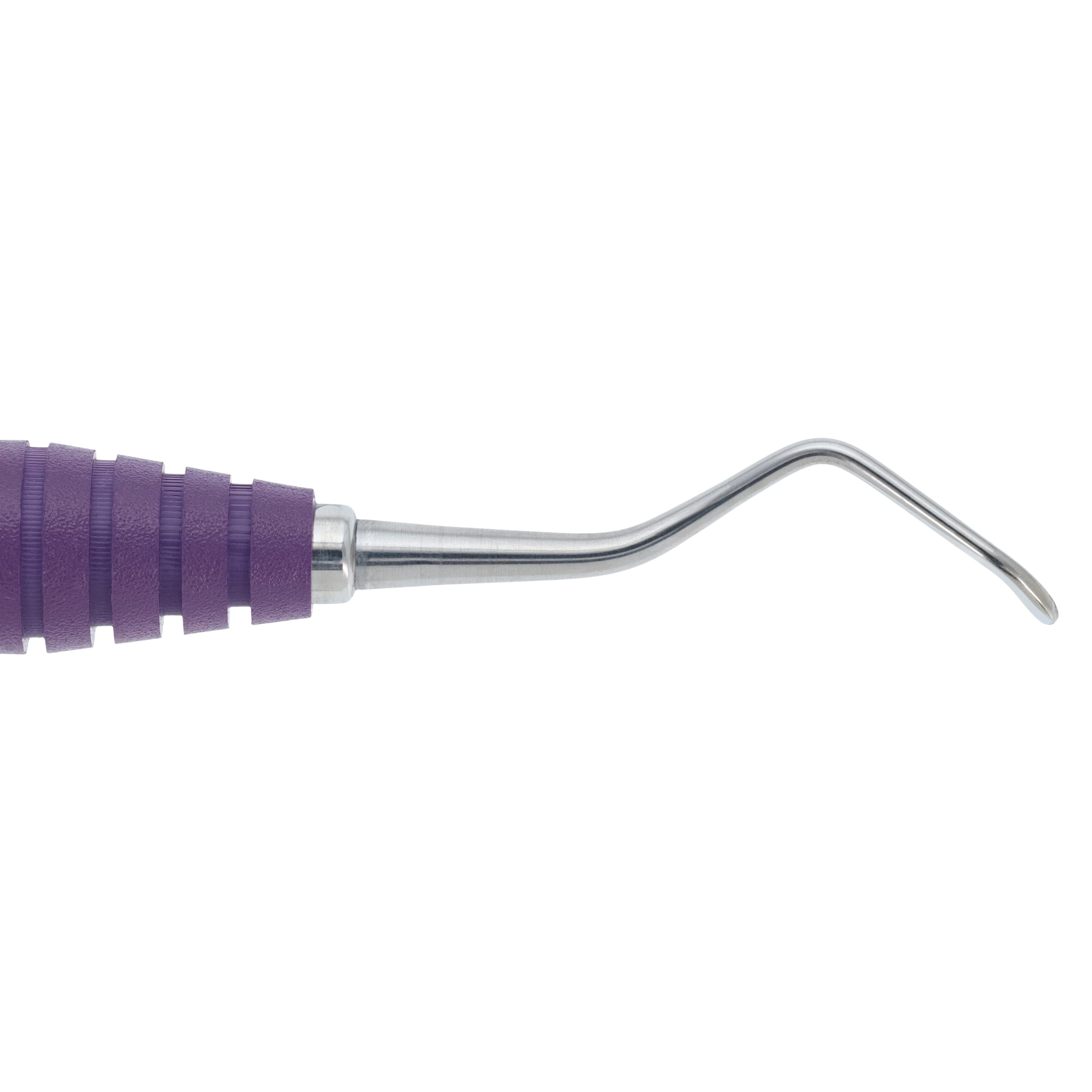 OnPoint Resin Curette Columbia 4R-4L, Double End, #6 Round, Purple, Adult, Each thumbnail 4
