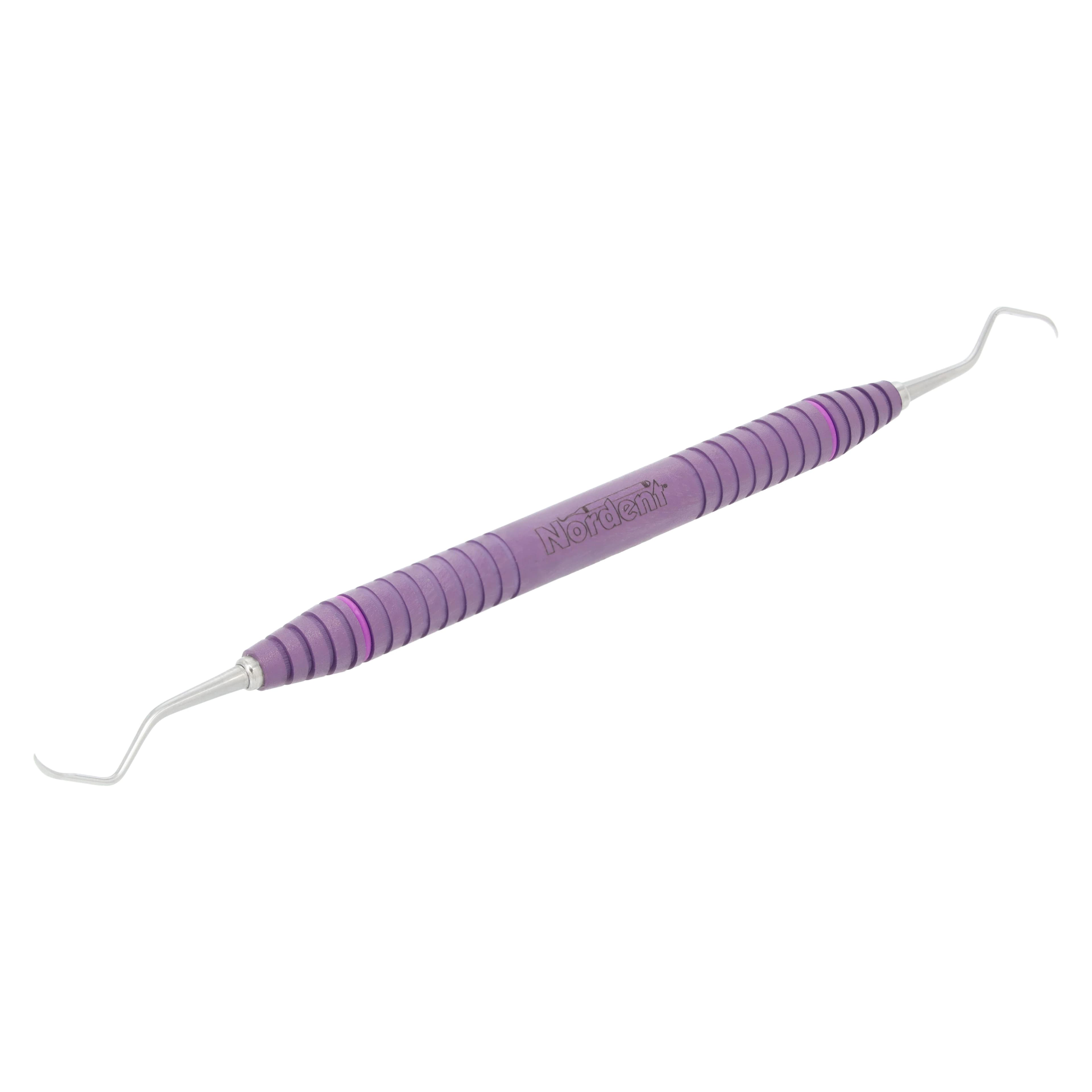 OnPoint Resin Curette McCall 13/14, Double End, #6 Round, Universal, Purple, Adult thumbnail 2