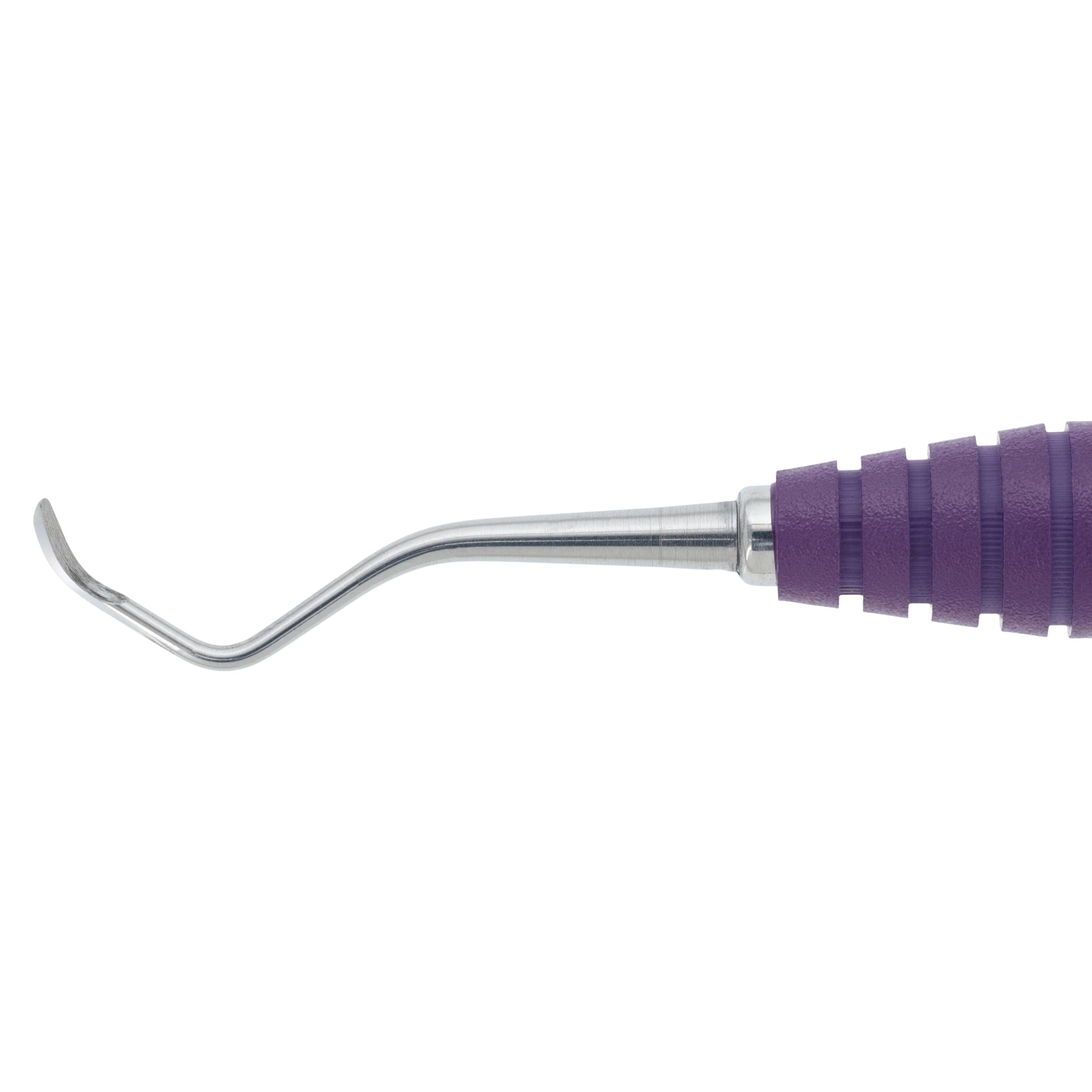 OnPoint Resin Curette McCall 13/14, Double End, #6 Round, Universal, Purple, Adult thumbnail 3