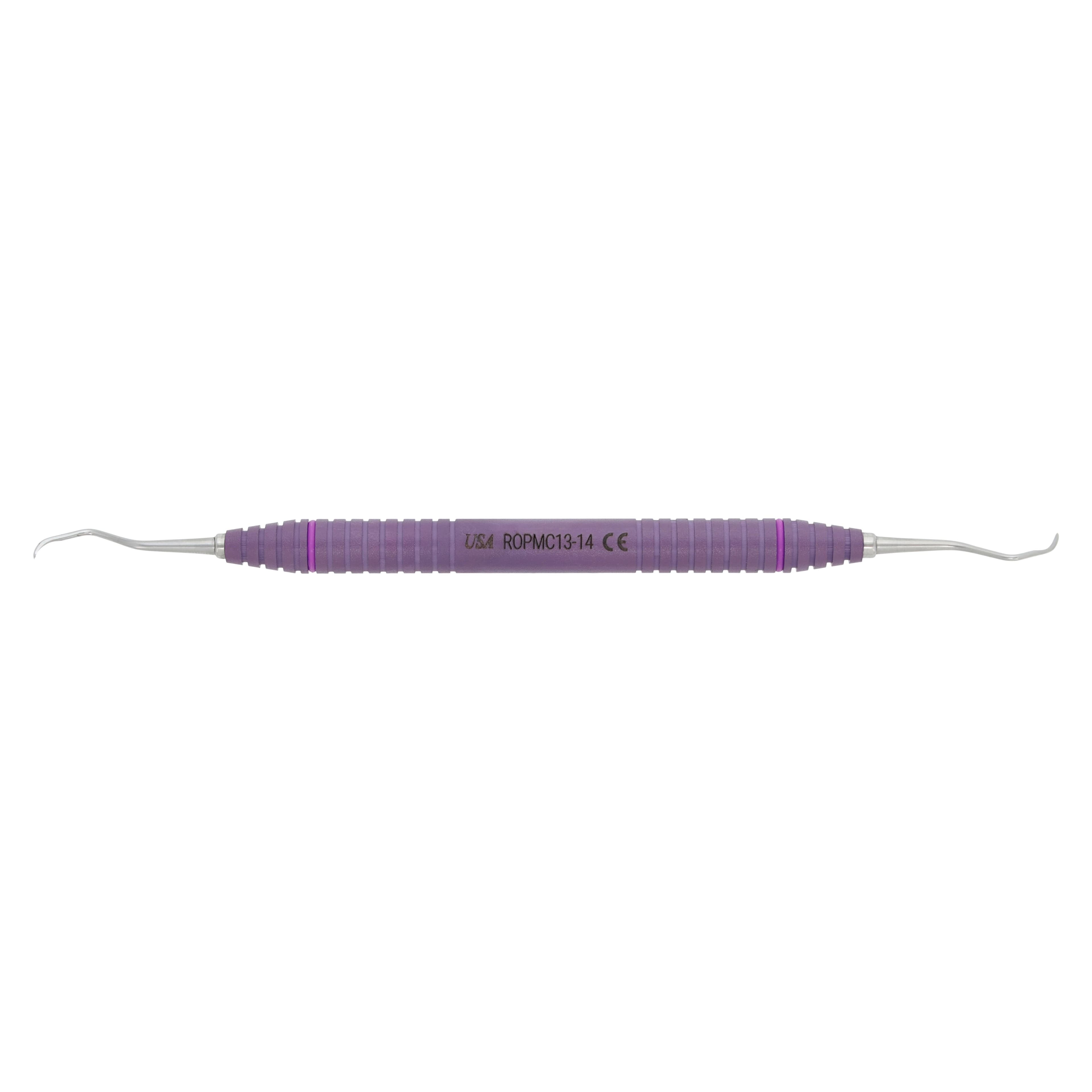 OnPoint Resin Curette McCall 13/14, Double End, #6 Round, Universal, Purple, Adult thumbnail 5