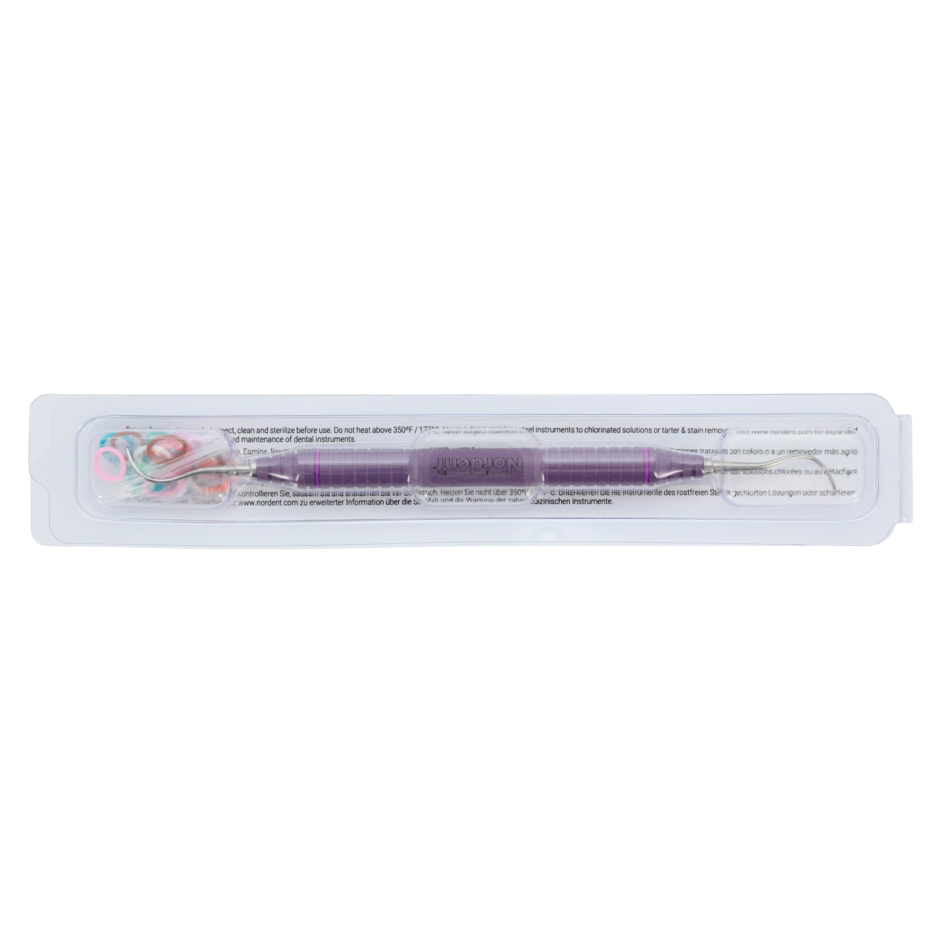 OnPoint Resin Curette McCall 17-18, Double End, #6 Round, Universal, Purple, Adult thumbnail 8