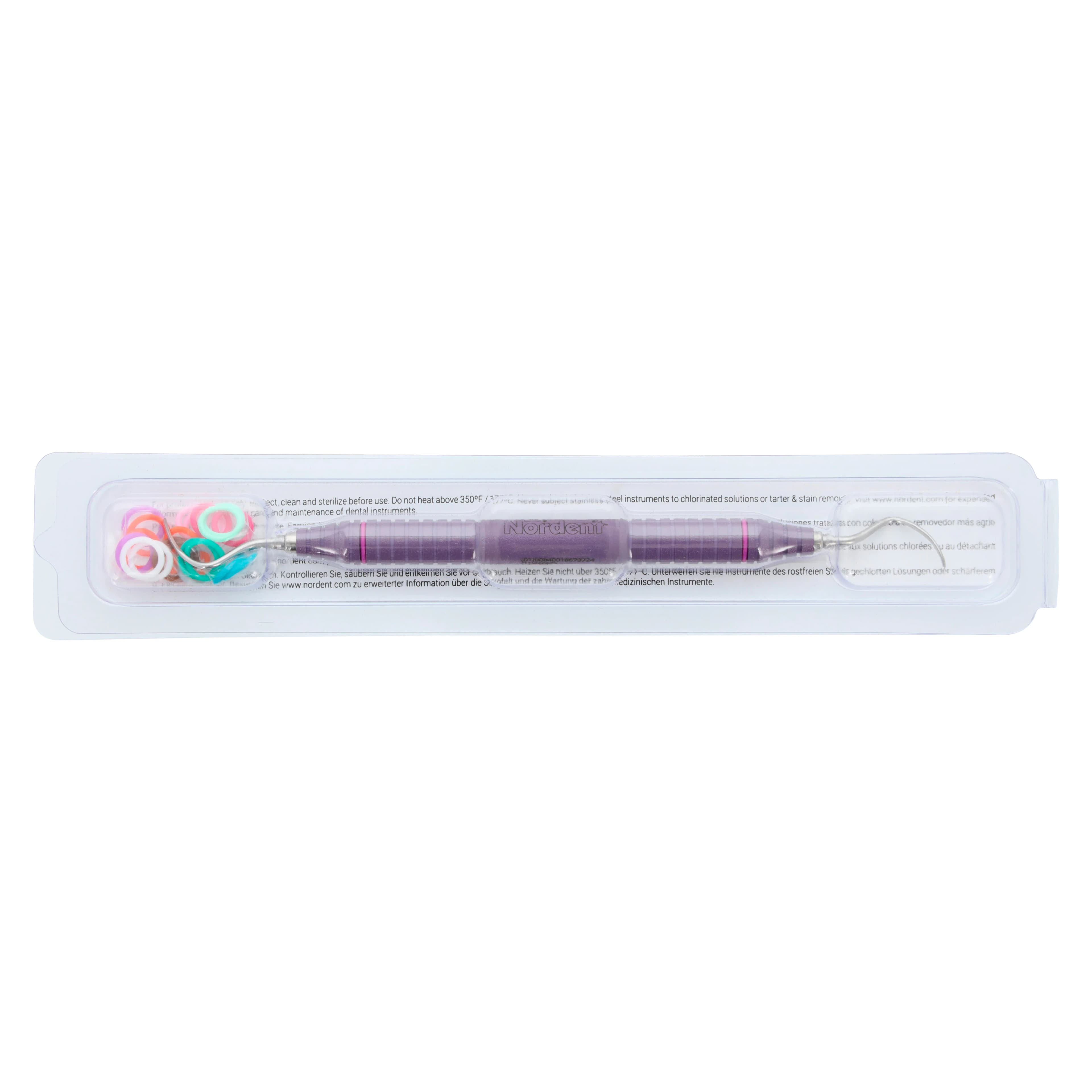OnPoint Resin Curette Uni R144, Double End, #6 Round, Universal, Purple, Adult thumbnail 8