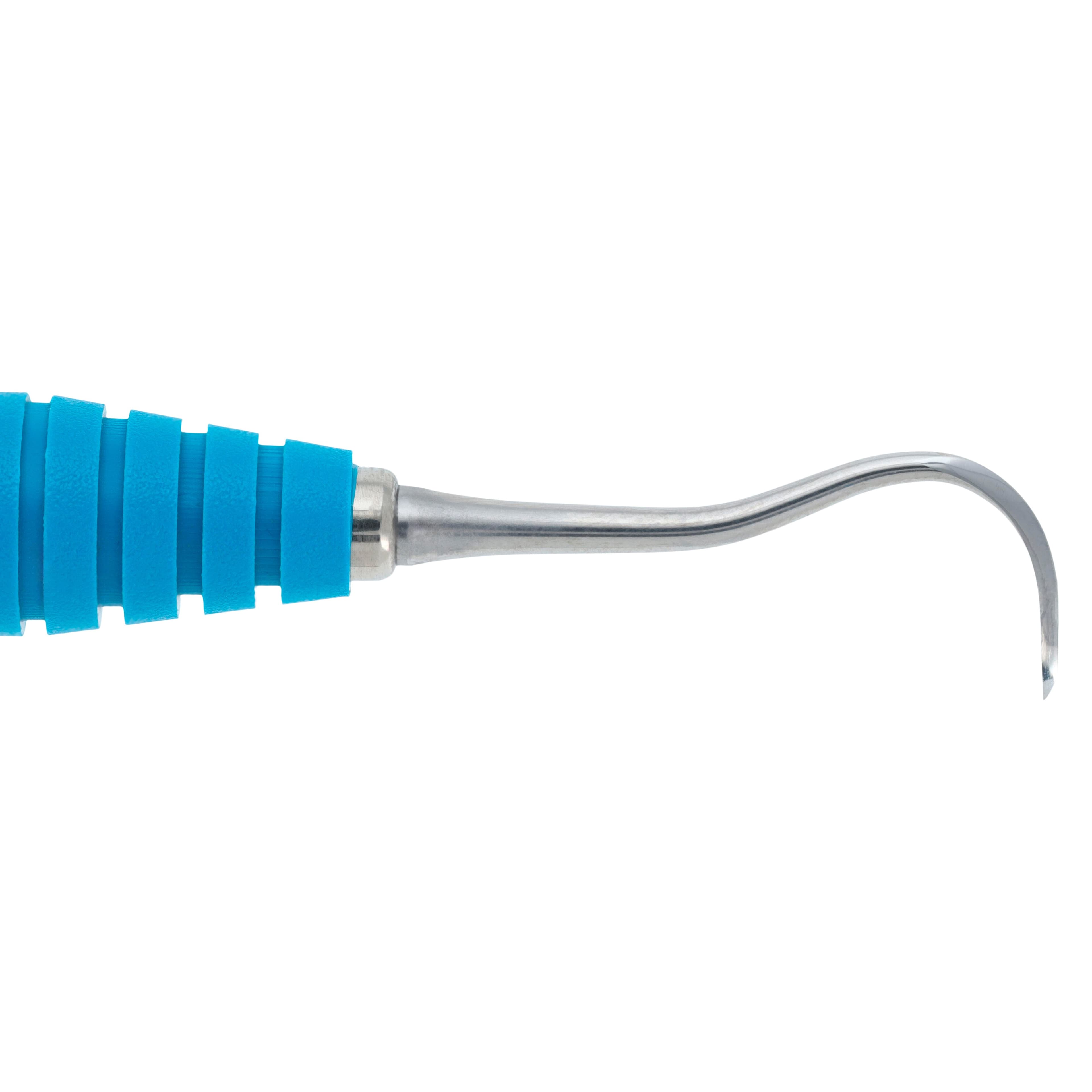 OnPoint Resin Scaler H5-H5S, Double End Sickle Scaler, #6 Handle, Anterior, Adult, Blue, Each thumbnail 4