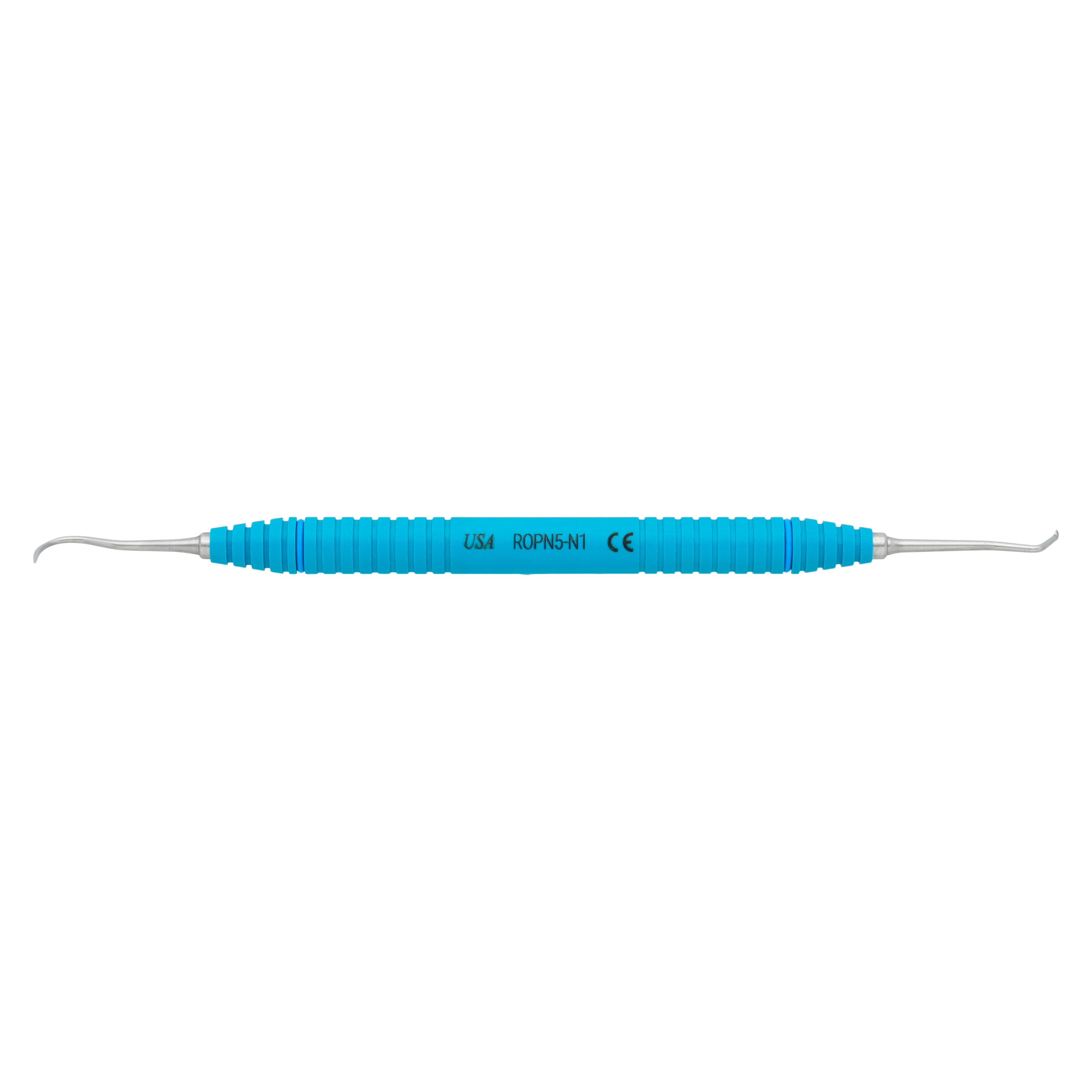 OnPoint Resin Scaler N5-Contra, Double End Sickle/Spoon, #6 Handle, Anterior, Blue, Each thumbnail 7