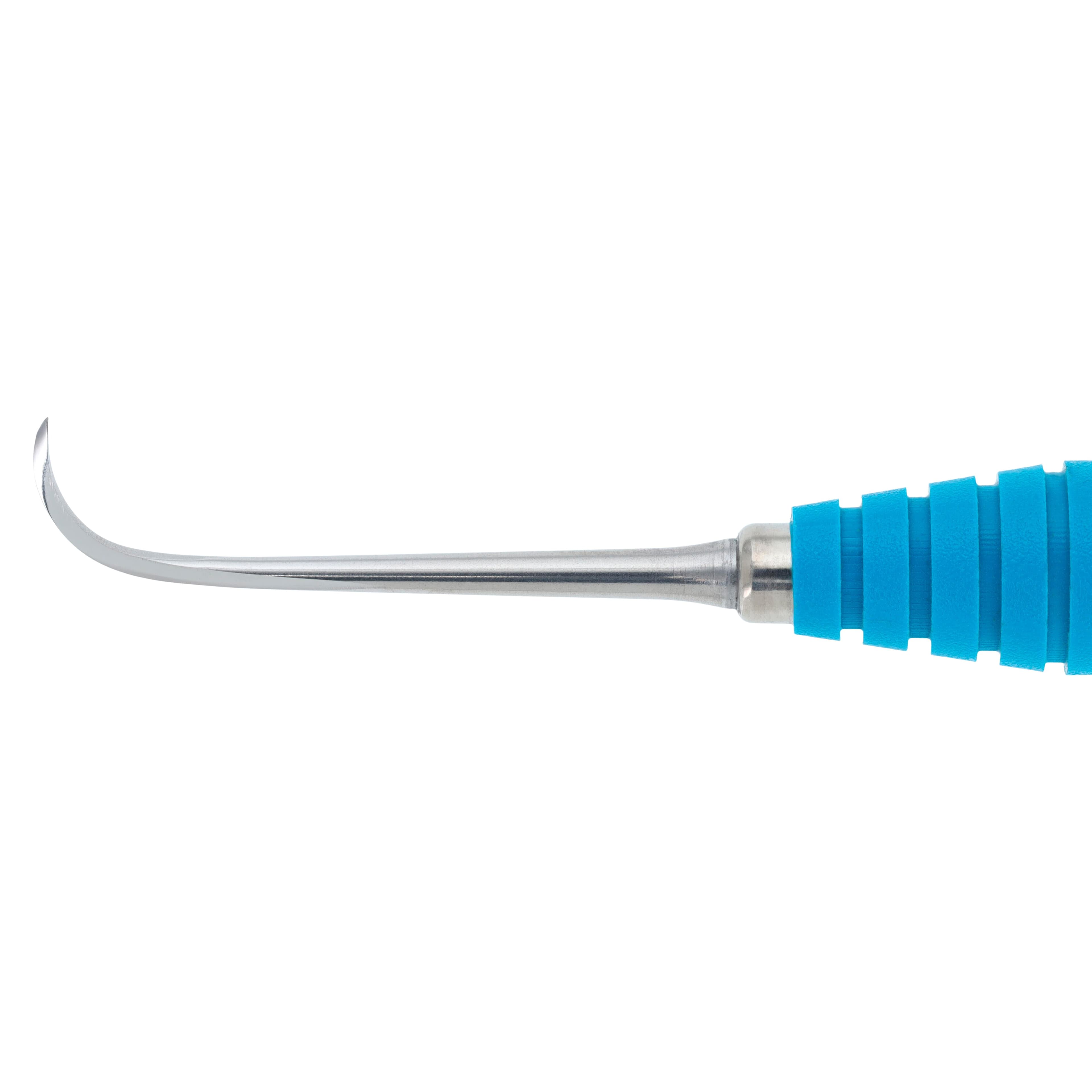 OnPoint Resin Scaler Nebraska 128/128, Double End Sickle Scaler, #6 Handle, Anterior, Blue, Each thumbnail 3