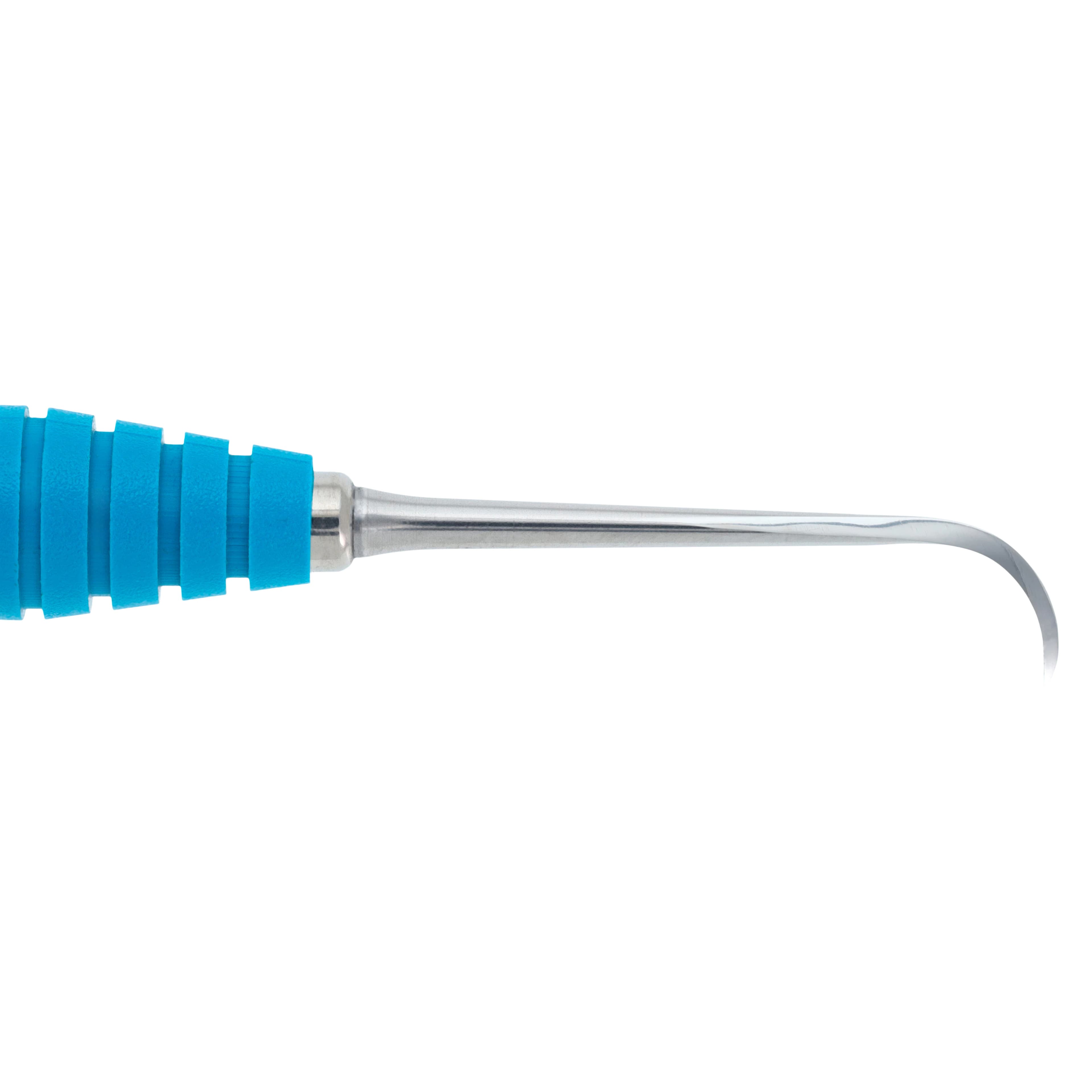OnPoint Resin Scaler Nebraska 128/128, Double End Sickle Scaler, #6 Handle, Anterior, Blue, Each thumbnail 4