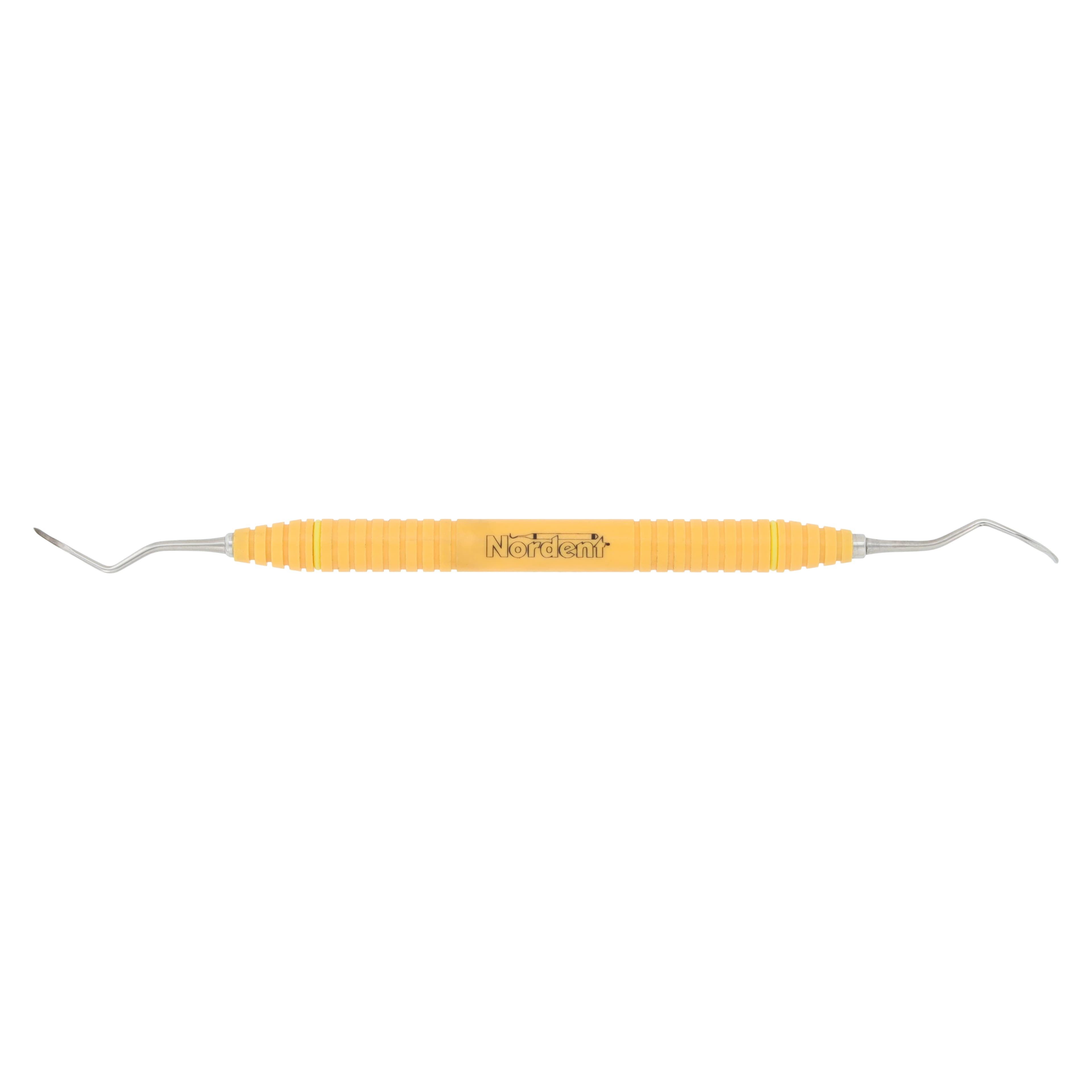 OnPoint Resin Scaler Sickle 204, Double End, #6 Handle, Posterior, Orange, Each - OnPoint Resin Scaler Sickl 204 - Image 1