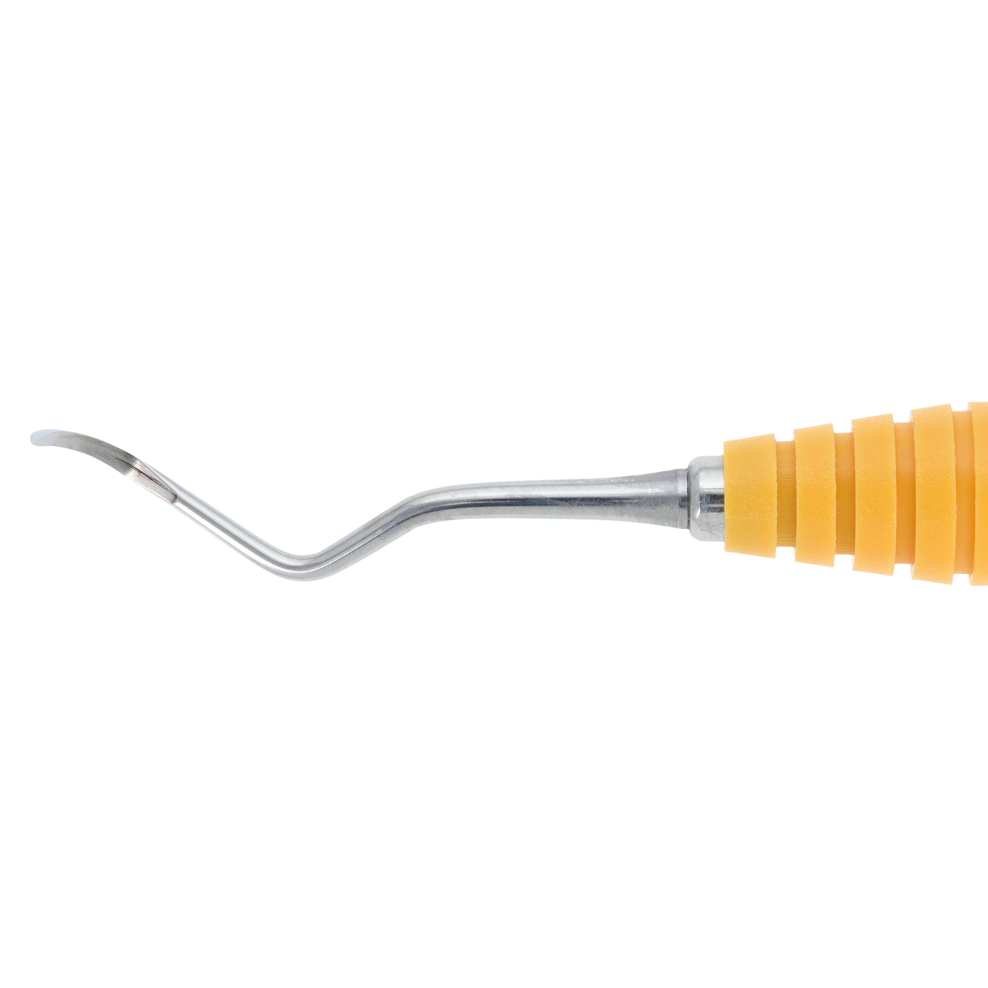 OnPoint Resin Scaler Sickle 204, Double End, #6 Handle, Posterior, Orange, Each thumbnail 3
