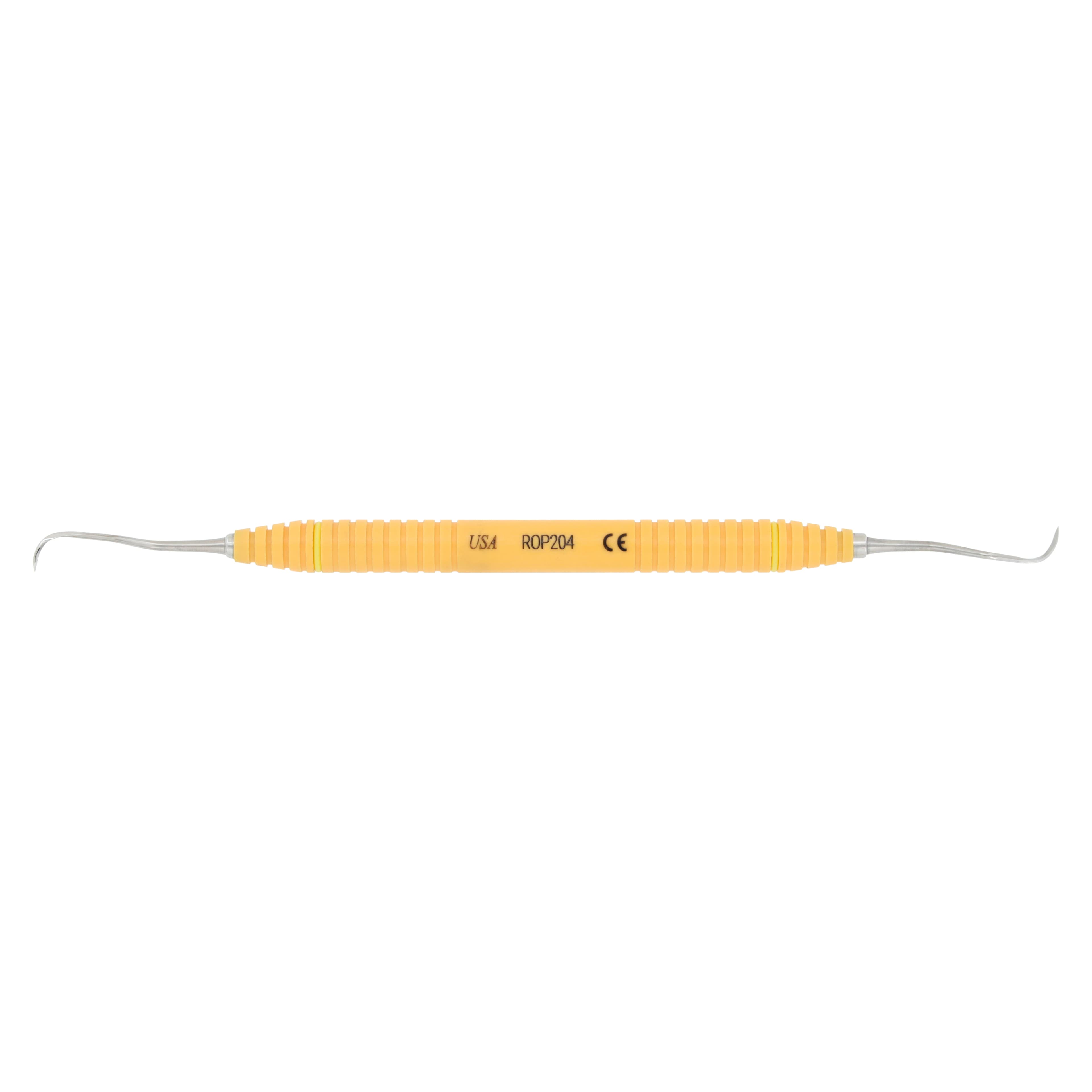 OnPoint Resin Scaler Sickle 204, Double End, #6 Handle, Posterior, Orange, Each thumbnail 5