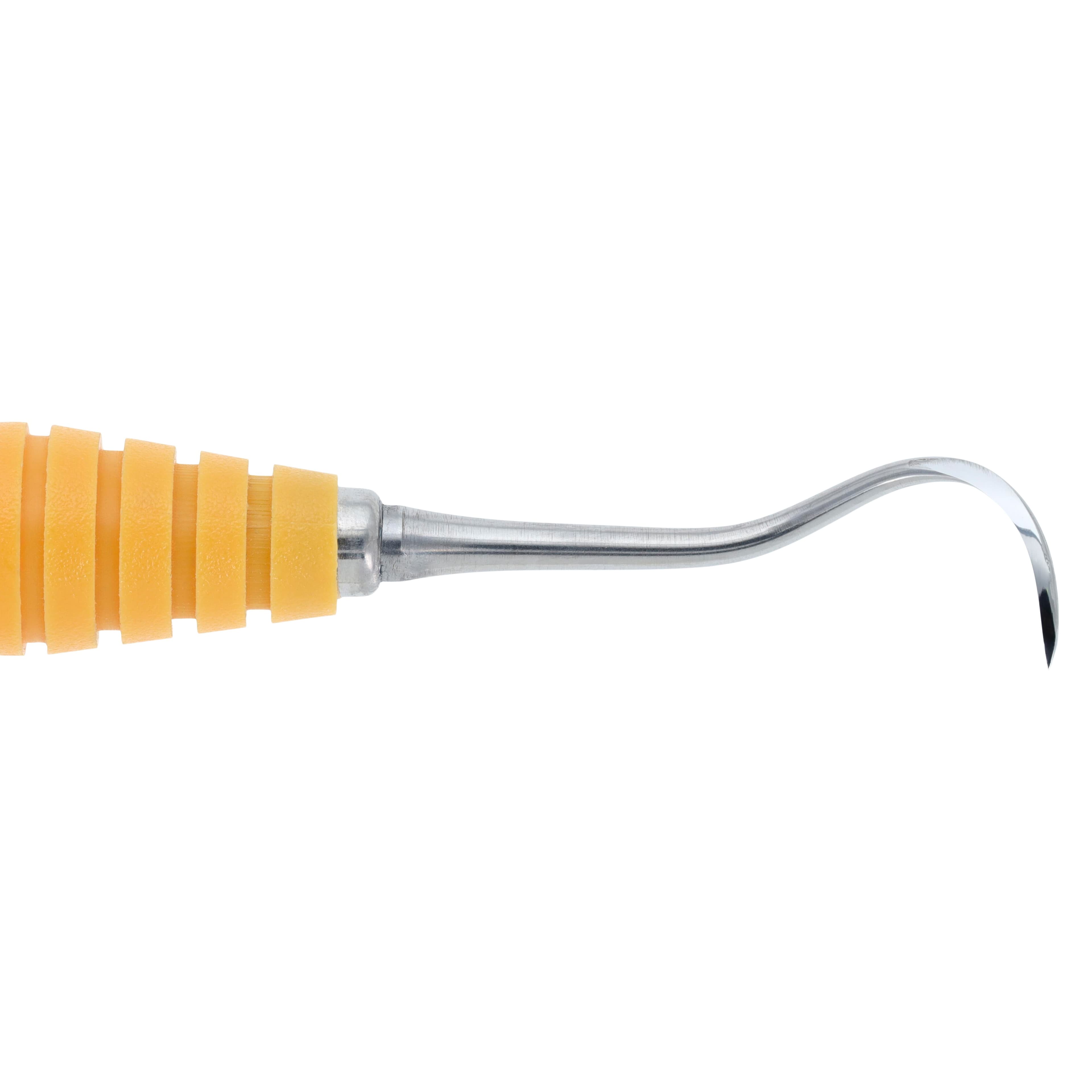 OnPoint Resin Scaler UniOff #4, Offset Sickle, Double End, #6 Handle, Adult, Orange thumbnail 4
