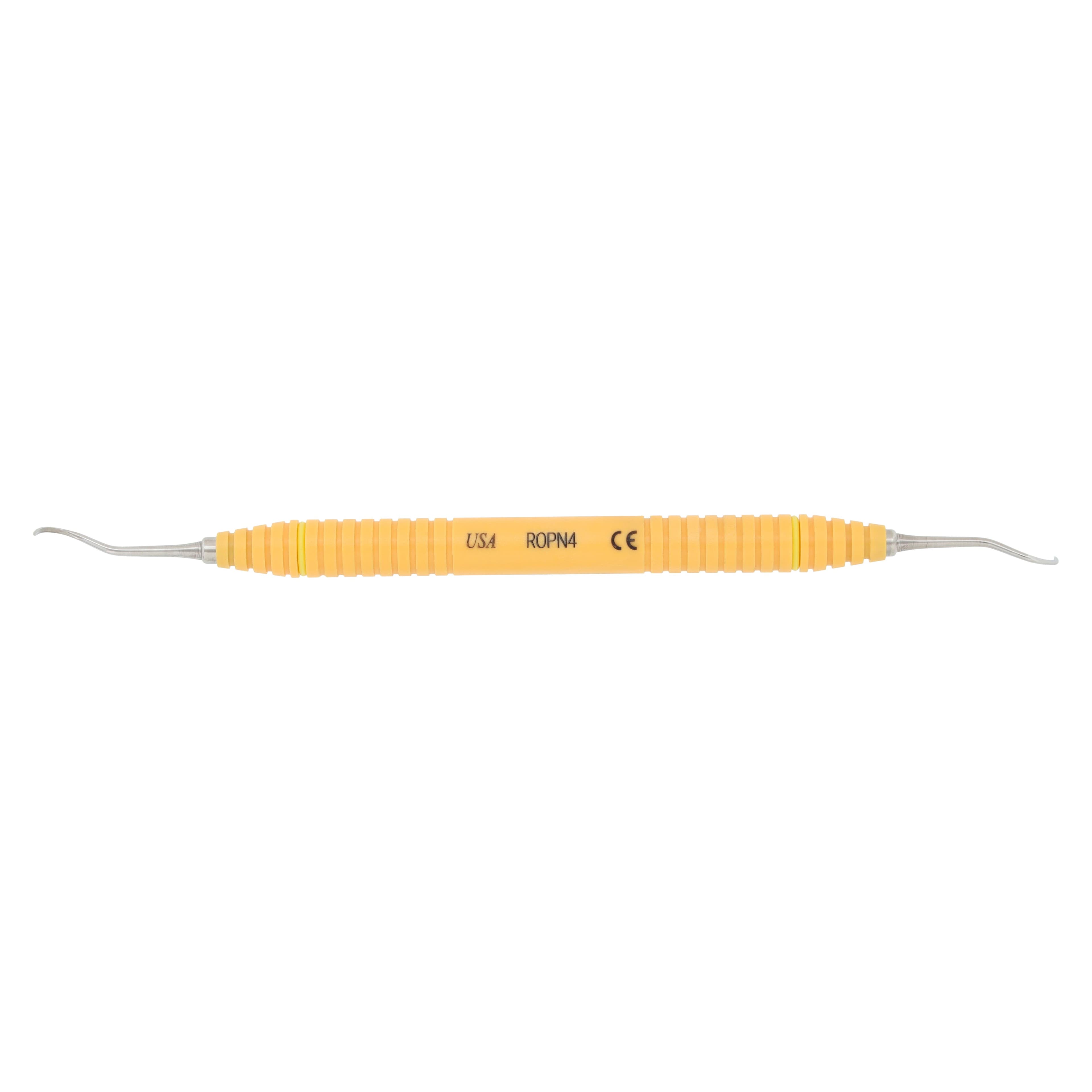 OnPoint Resin Scaler UniOff #4, Offset Sickle, Double End, #6 Handle, Adult, Orange thumbnail 5